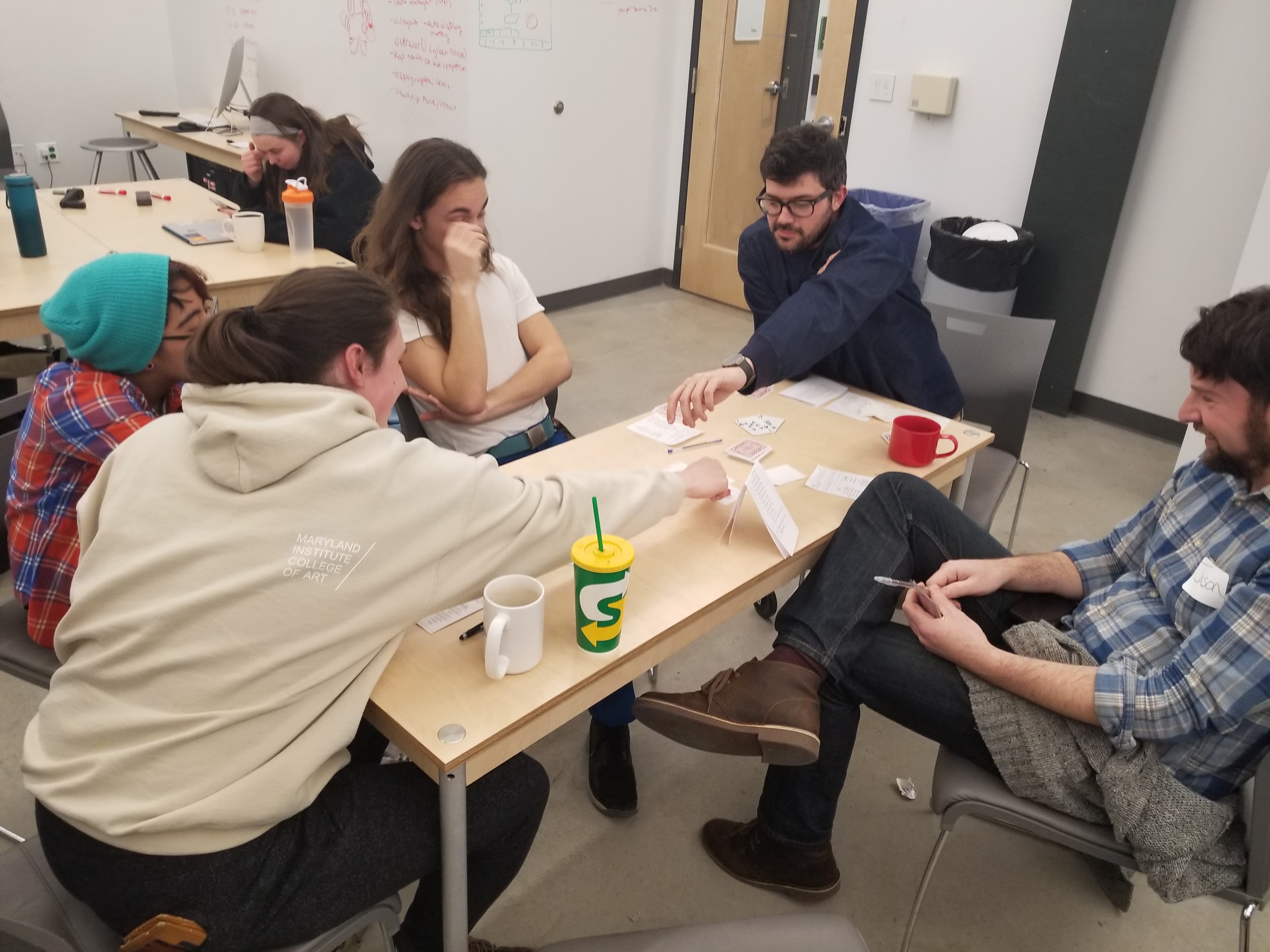final playtest, testing player interactions with the space and each other