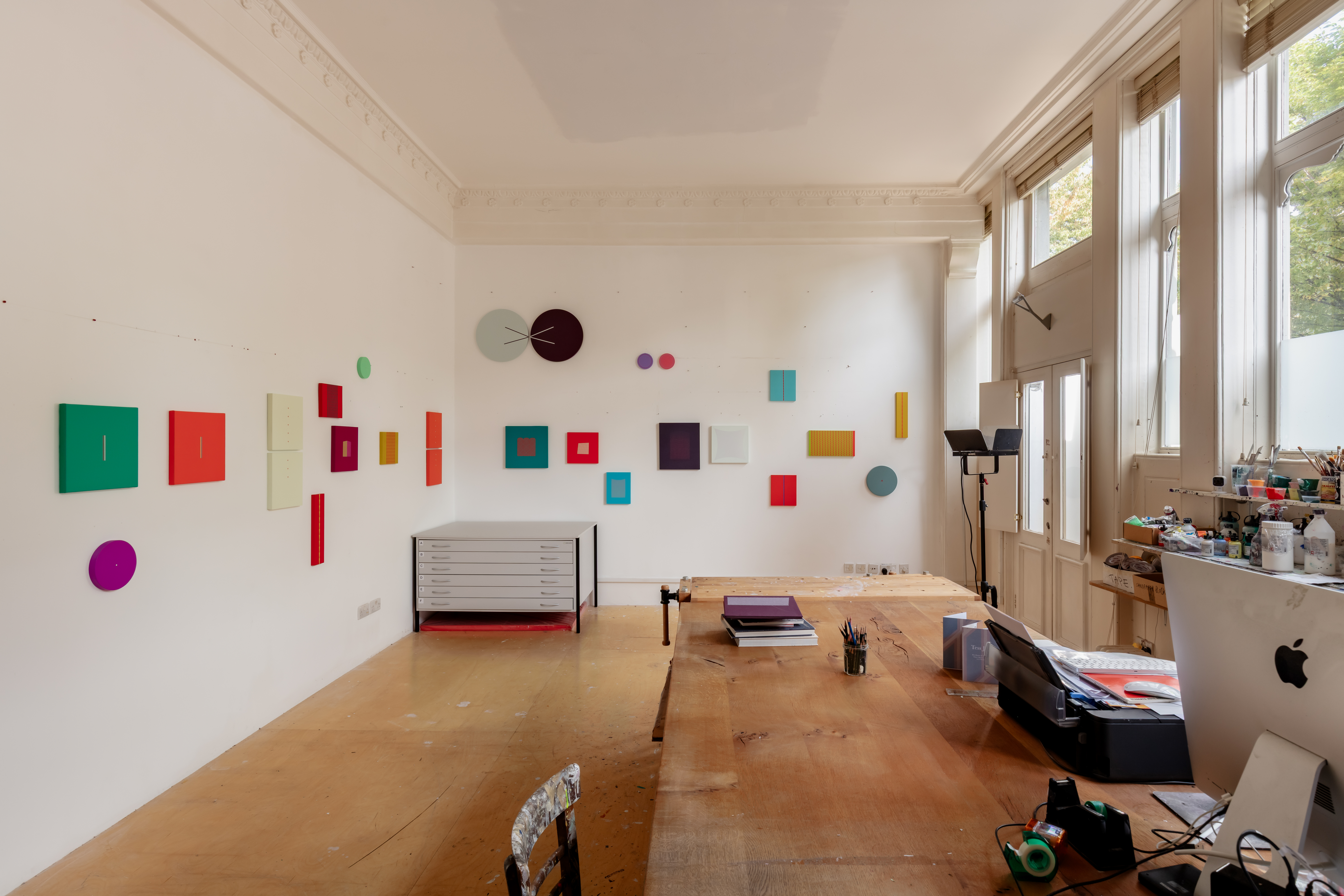 Tess Jaray Studio © Ben Hunter & Offer Waterman , 2025