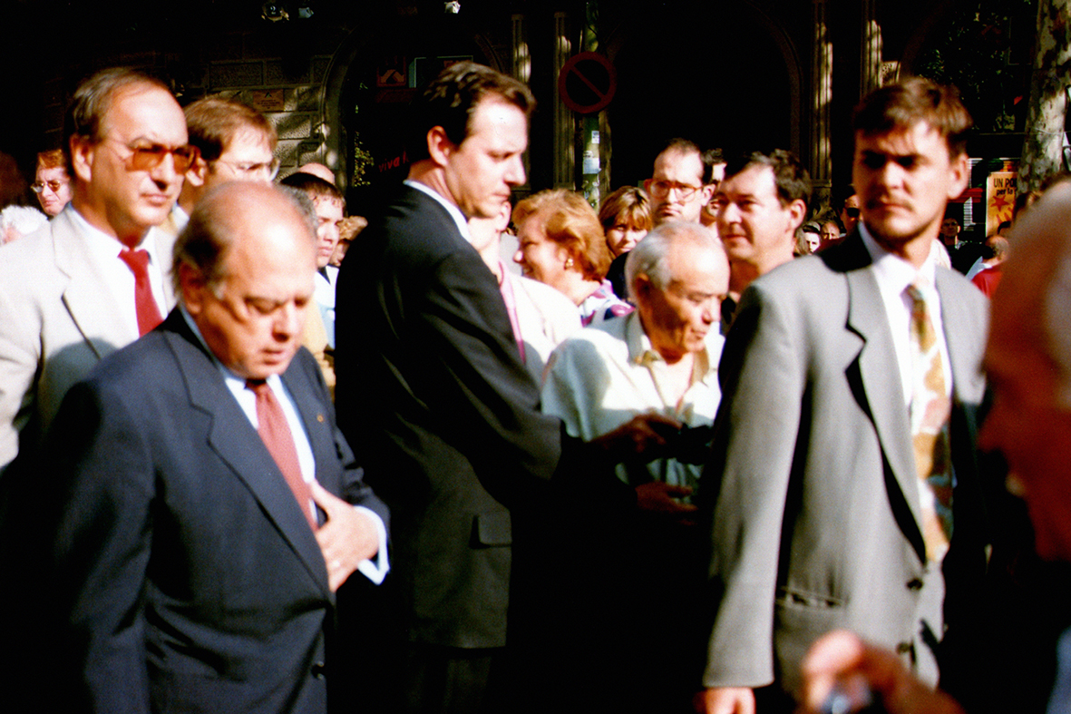 Jordi Pujol -and me and my godmother 11/9/199?, Barcelona-