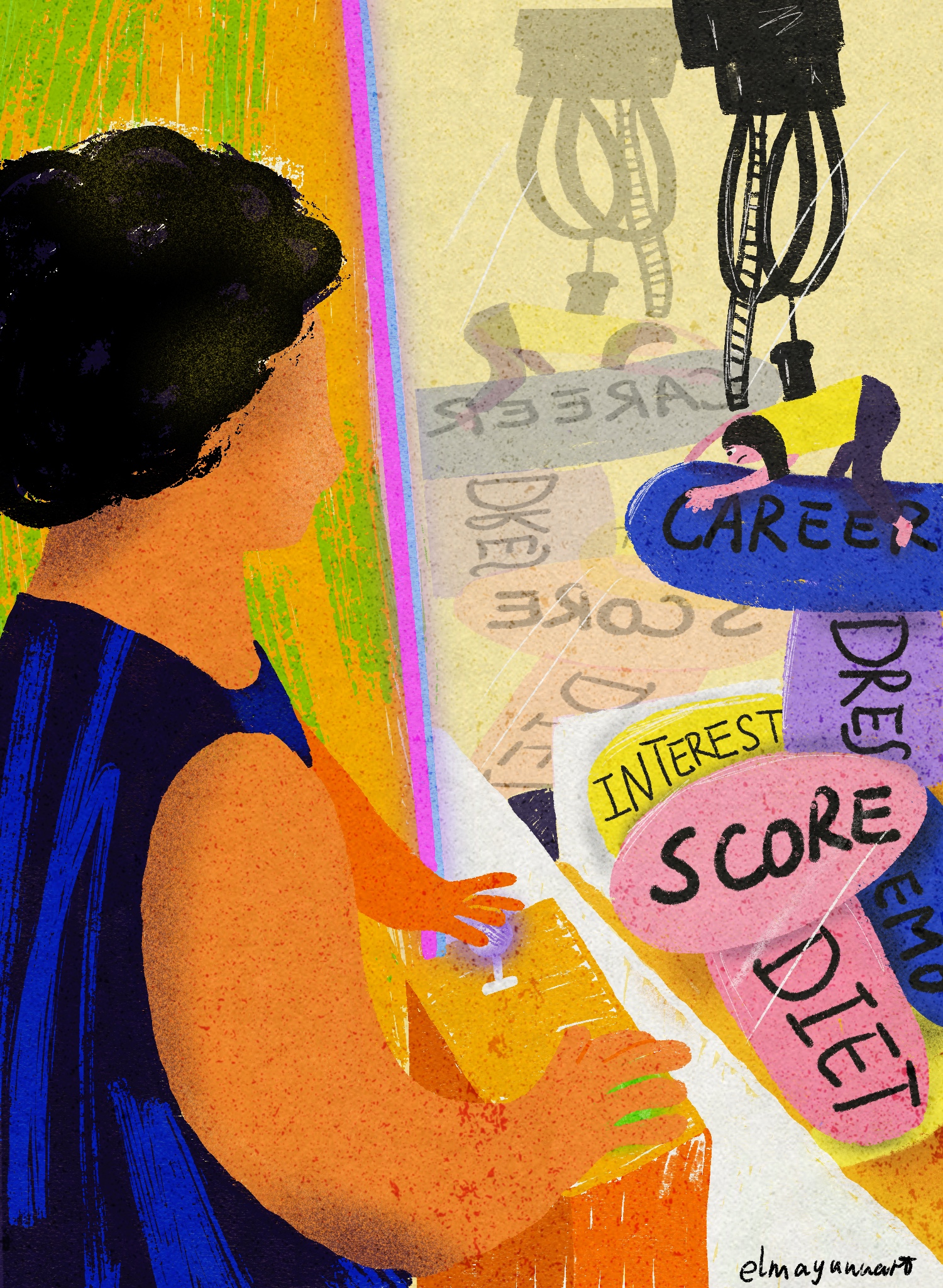 Mother's desire for control(Personal project).