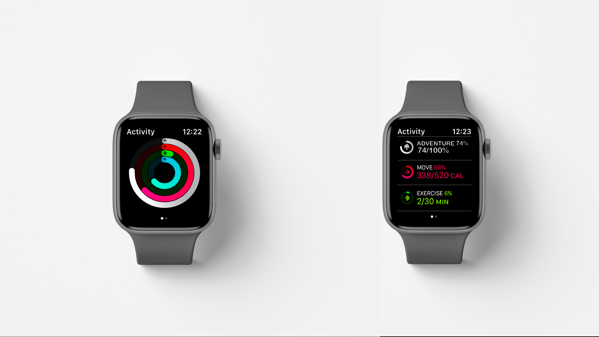 The Adventure Ring on the Apple Watch
