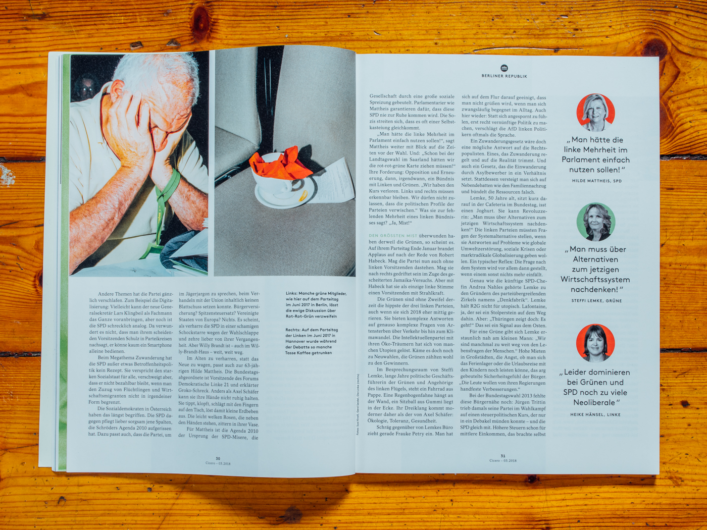 Cicero / Game of Chairs als Illustration / Februar 2018