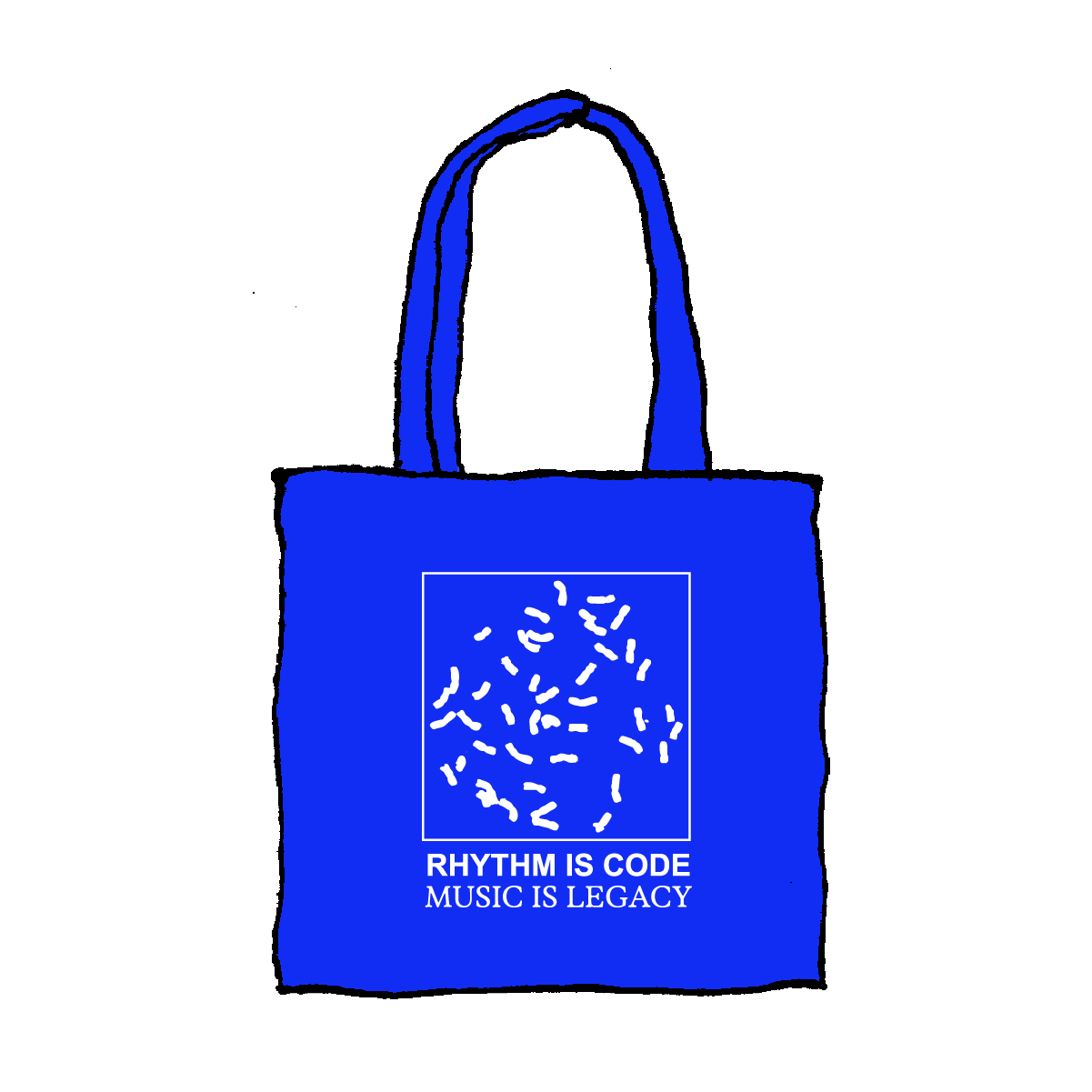 alt=''Italia90® Printed Tote Bag - Blue''