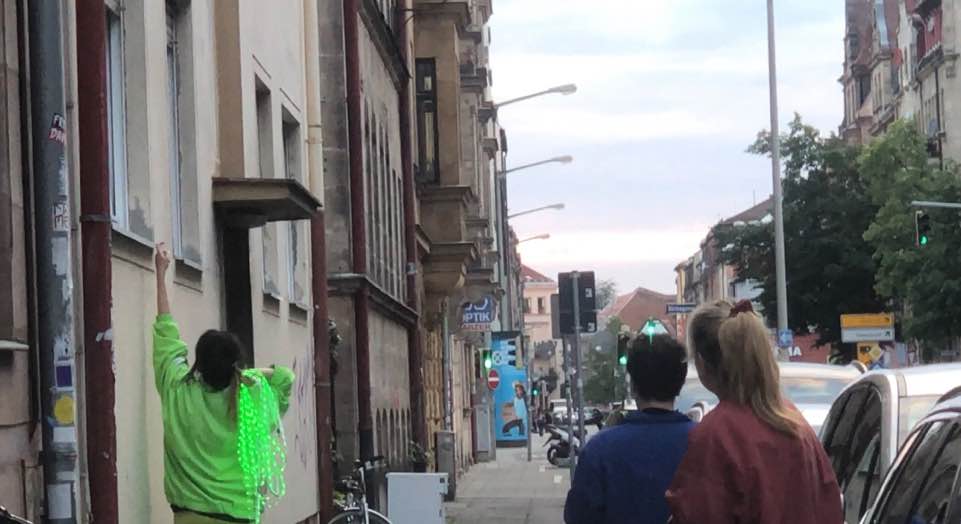 Where is the where?, Performance in Hirtengasse, 2022