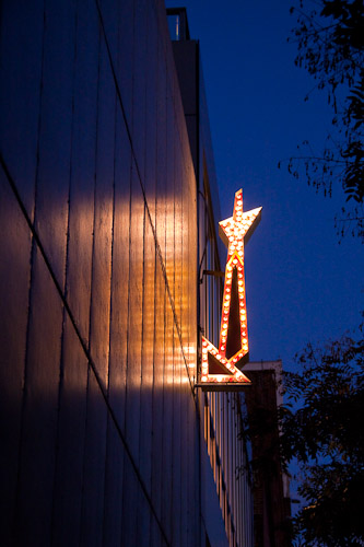 word sculpture by Jack Pierson