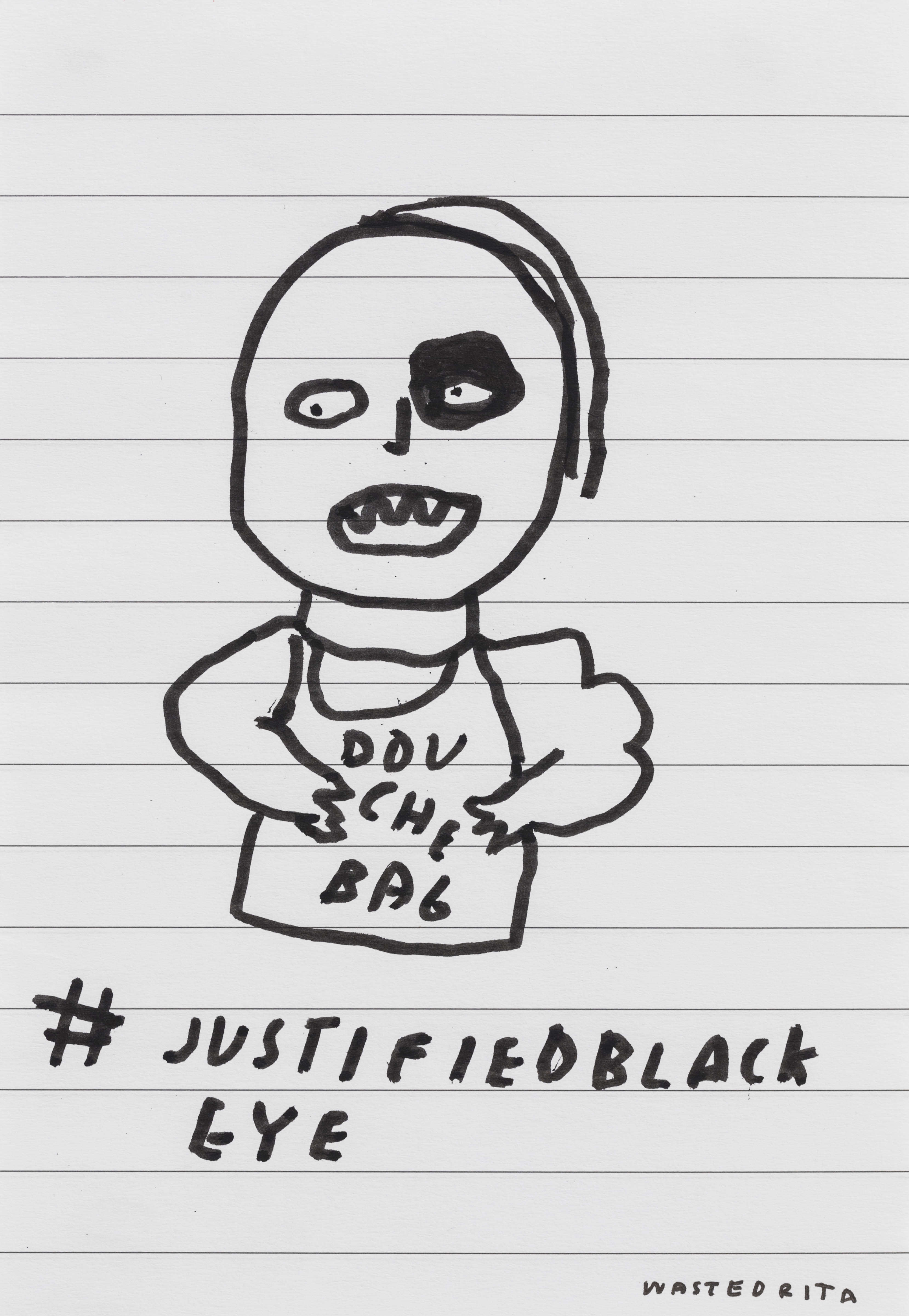 Things I Draw at Punk-Rocks Shows. 201414,2 x 10,2 cmInk on paper