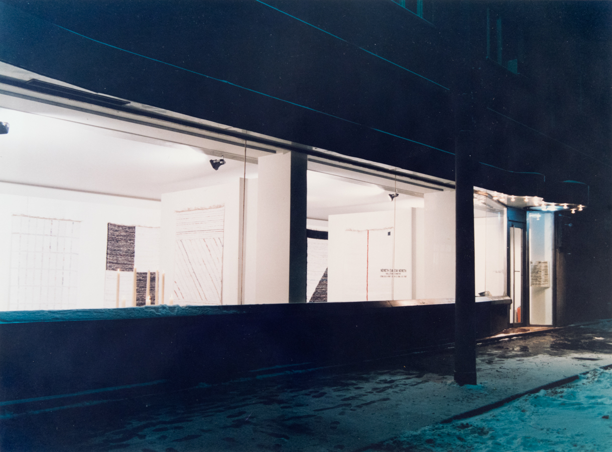 Exhibition site Dorottya u. Galéria, Budapest. 1986