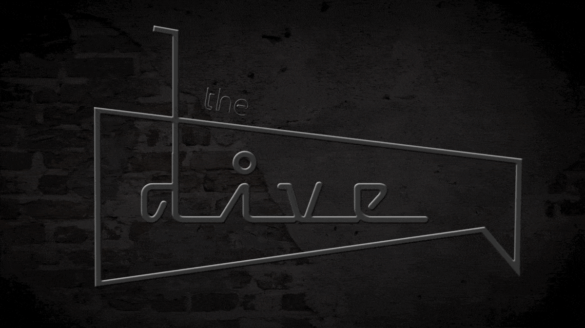 Dive bar neon sign animation