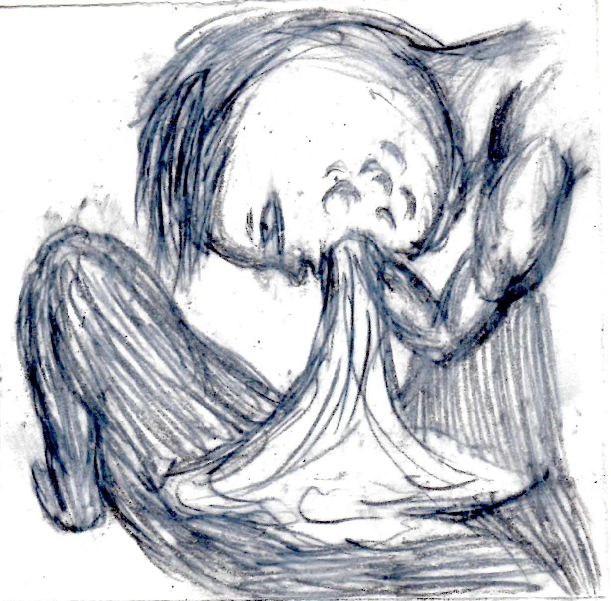 9-2. February 23rd, 2016. Dream record, drawing / Keywords - Obite