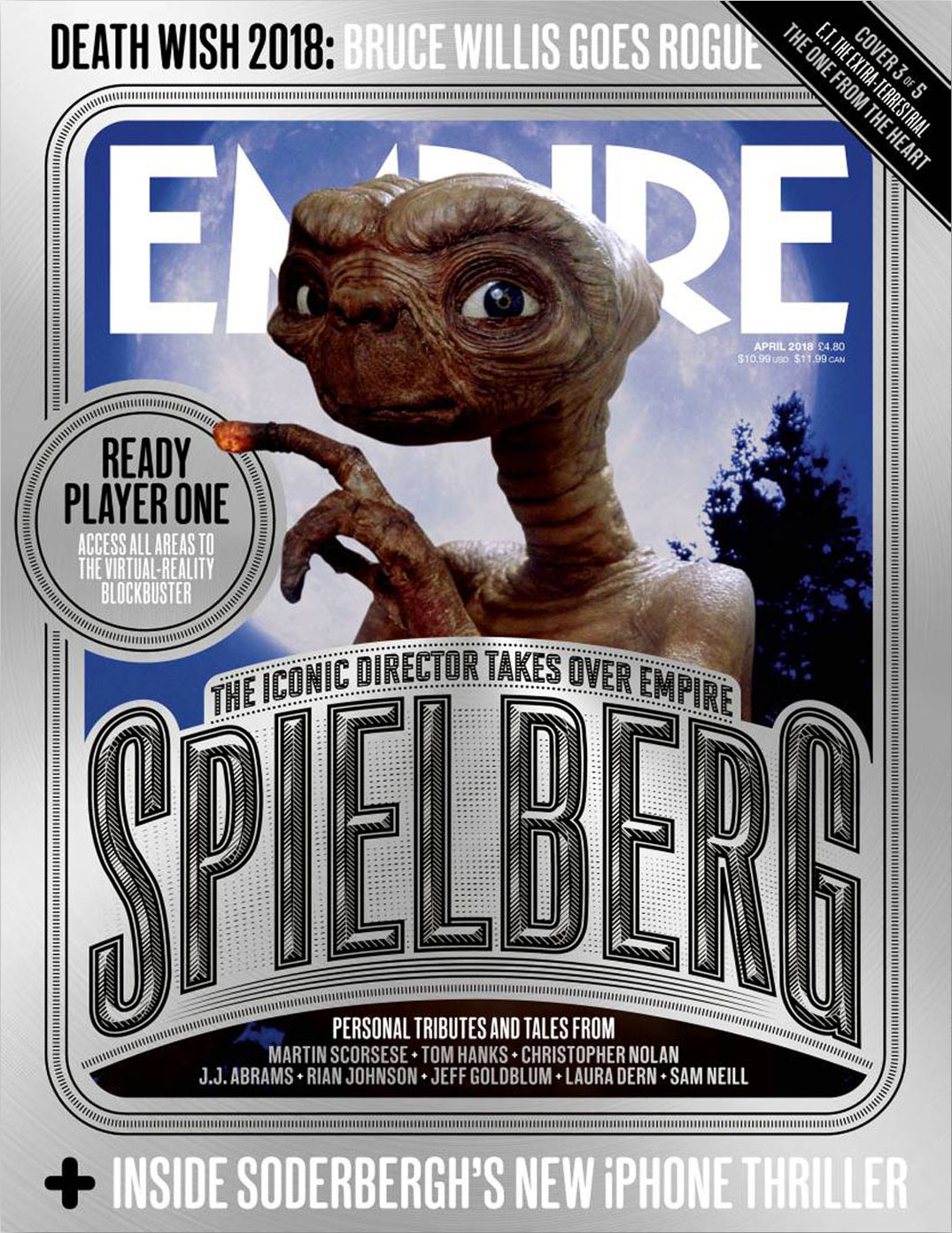Empire Magazine – Spielberg Takeover – April 2018