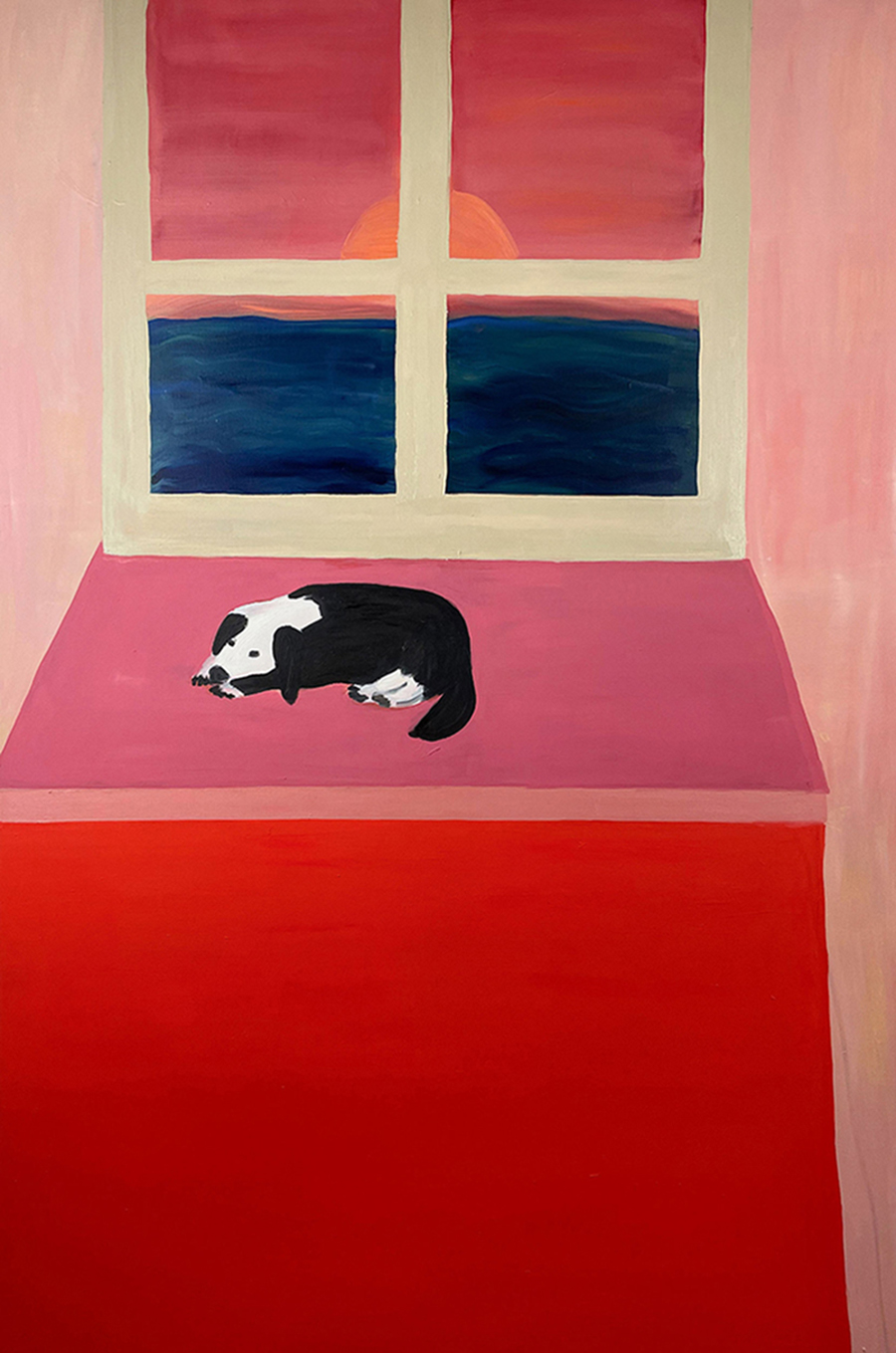 Sleepy Days, Oil on Canvas, 120 x 160 cm, 2022
