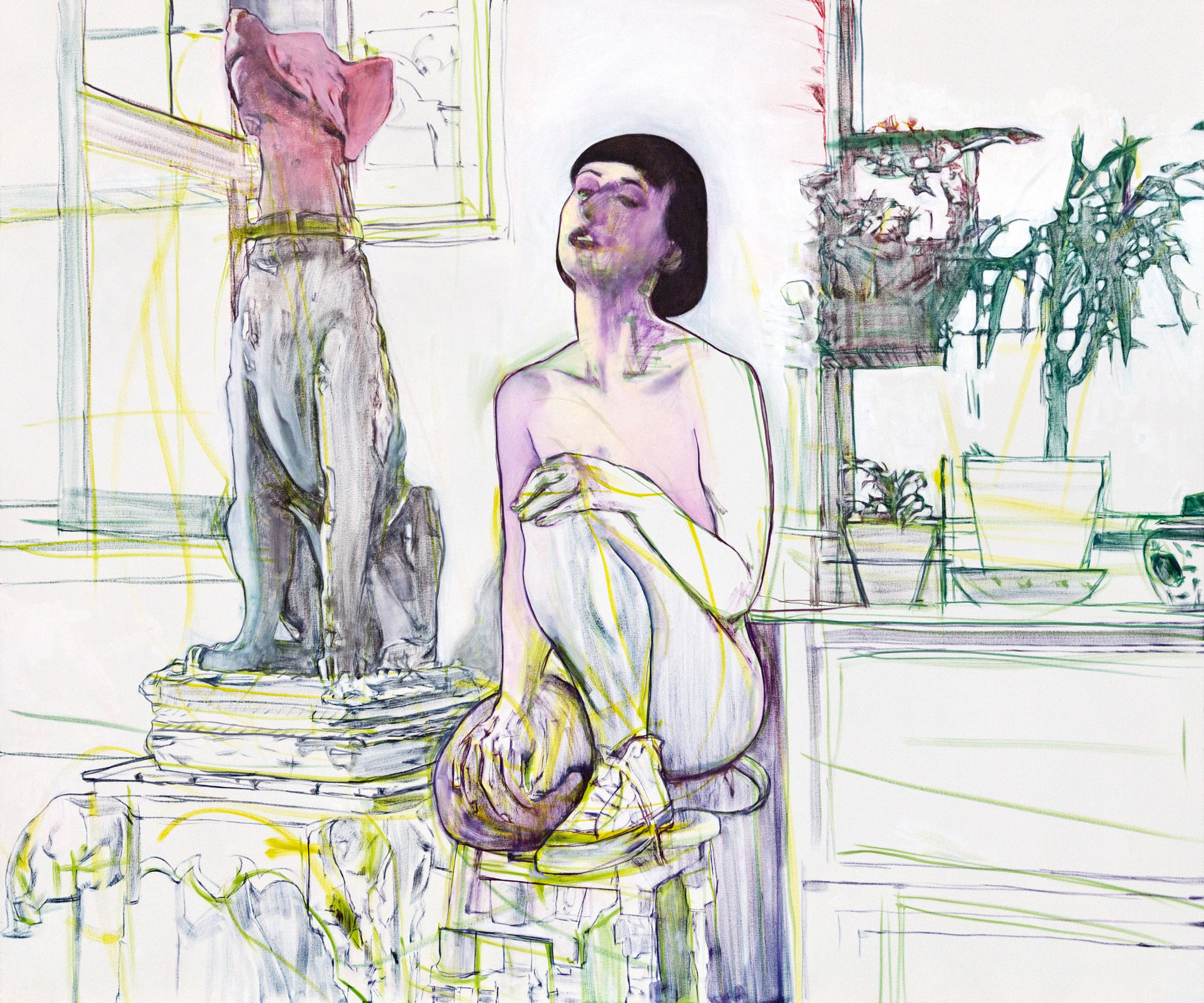 nymphlight (3) 60x72 oil on canvas 2017