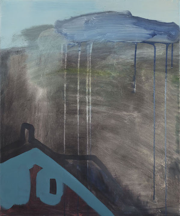 La vieille maison, 2012 acrylique sur toile, 65 x 54 cm. Collection privée