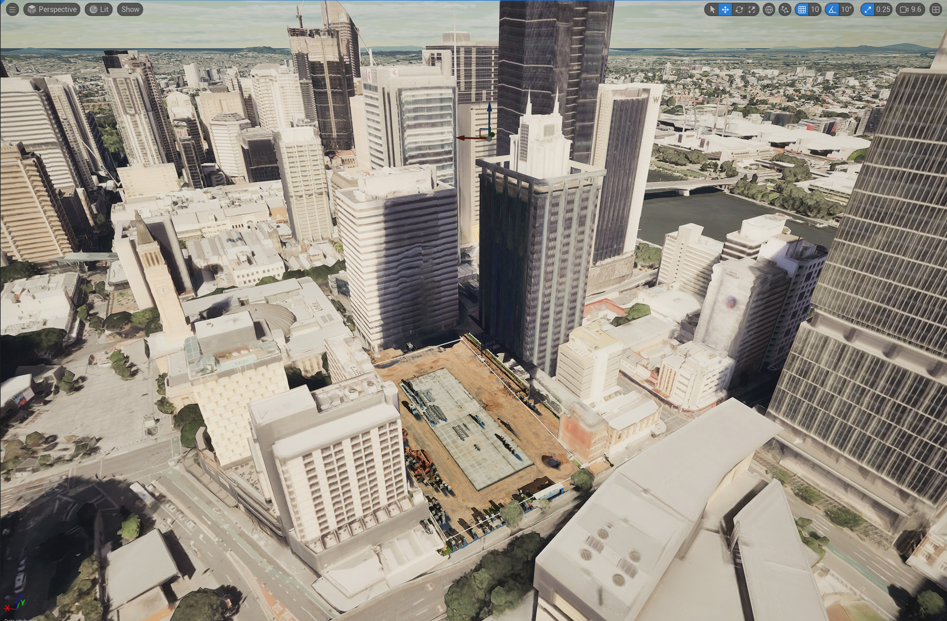 Site cleared for BIM model