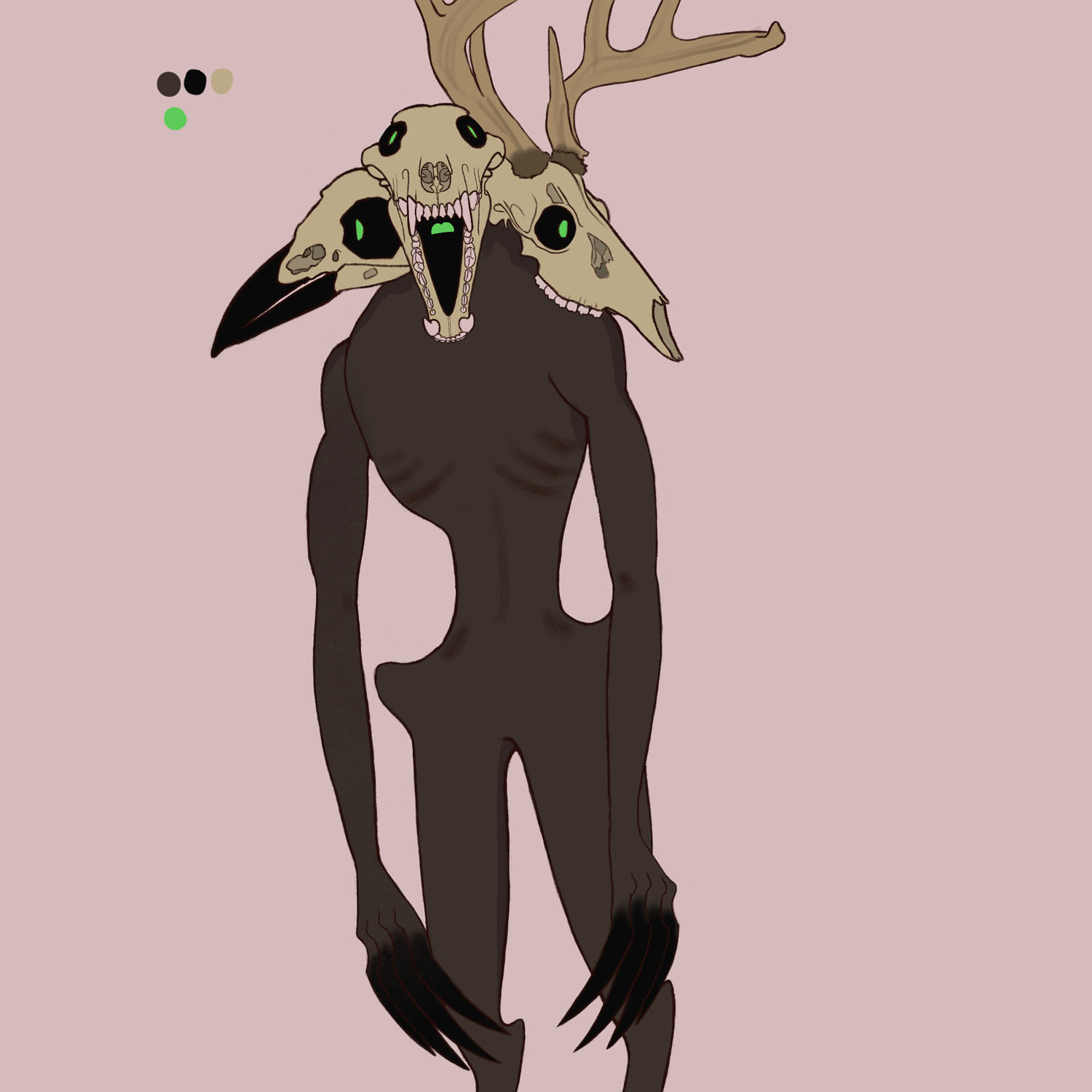 Wendigodigital (Procreate), 2022