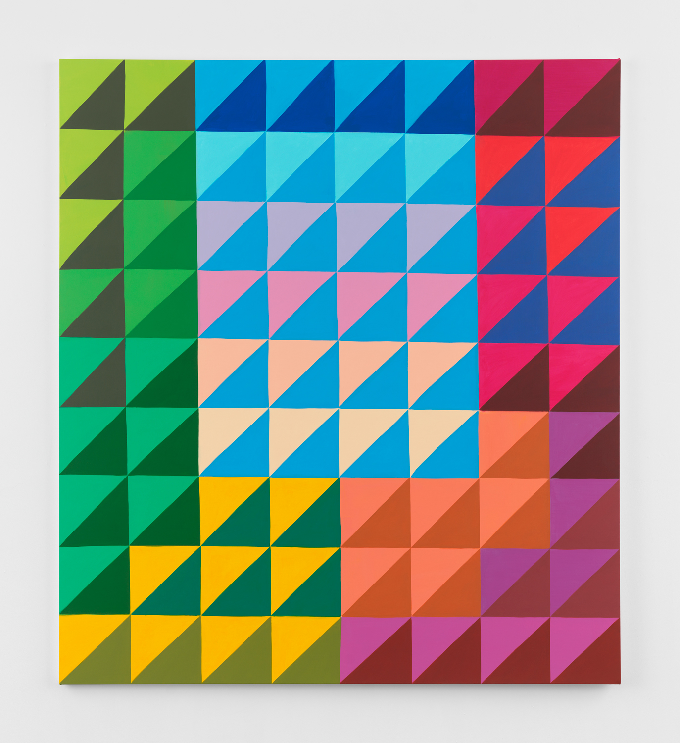 Manhattan, 81 x 72 in