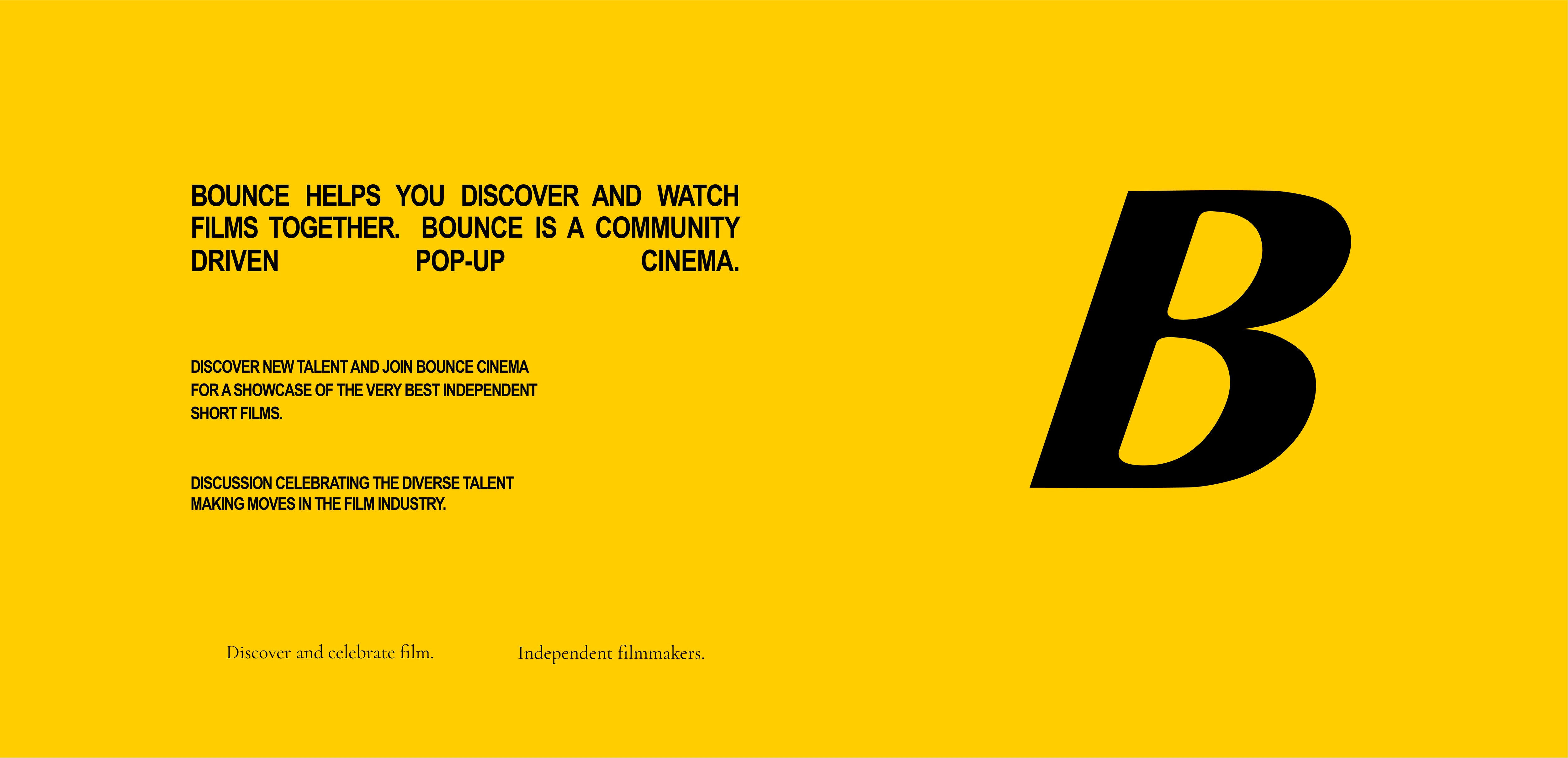 Bounce Cinema Rebrand