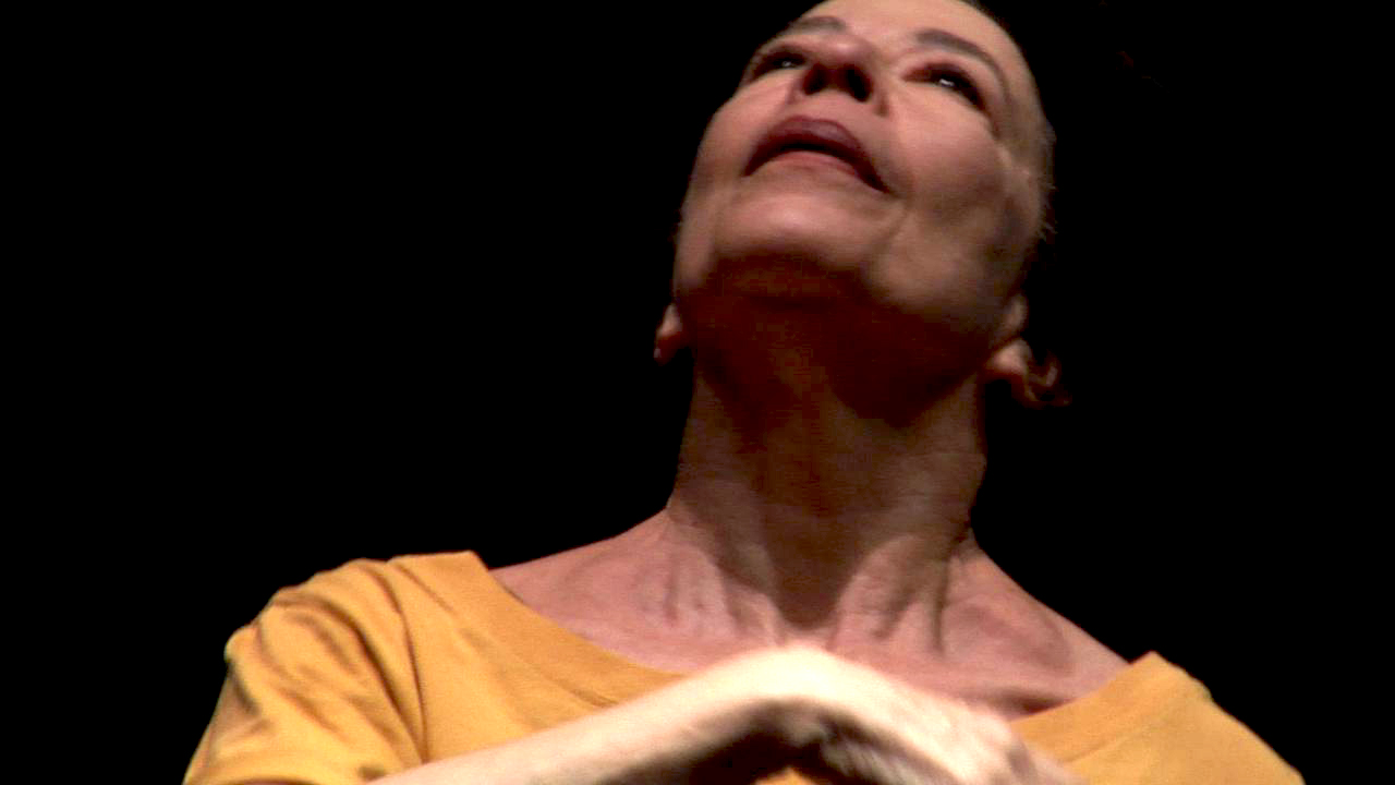 photo still from: 'Deborah Hay not as Deborah Hay'