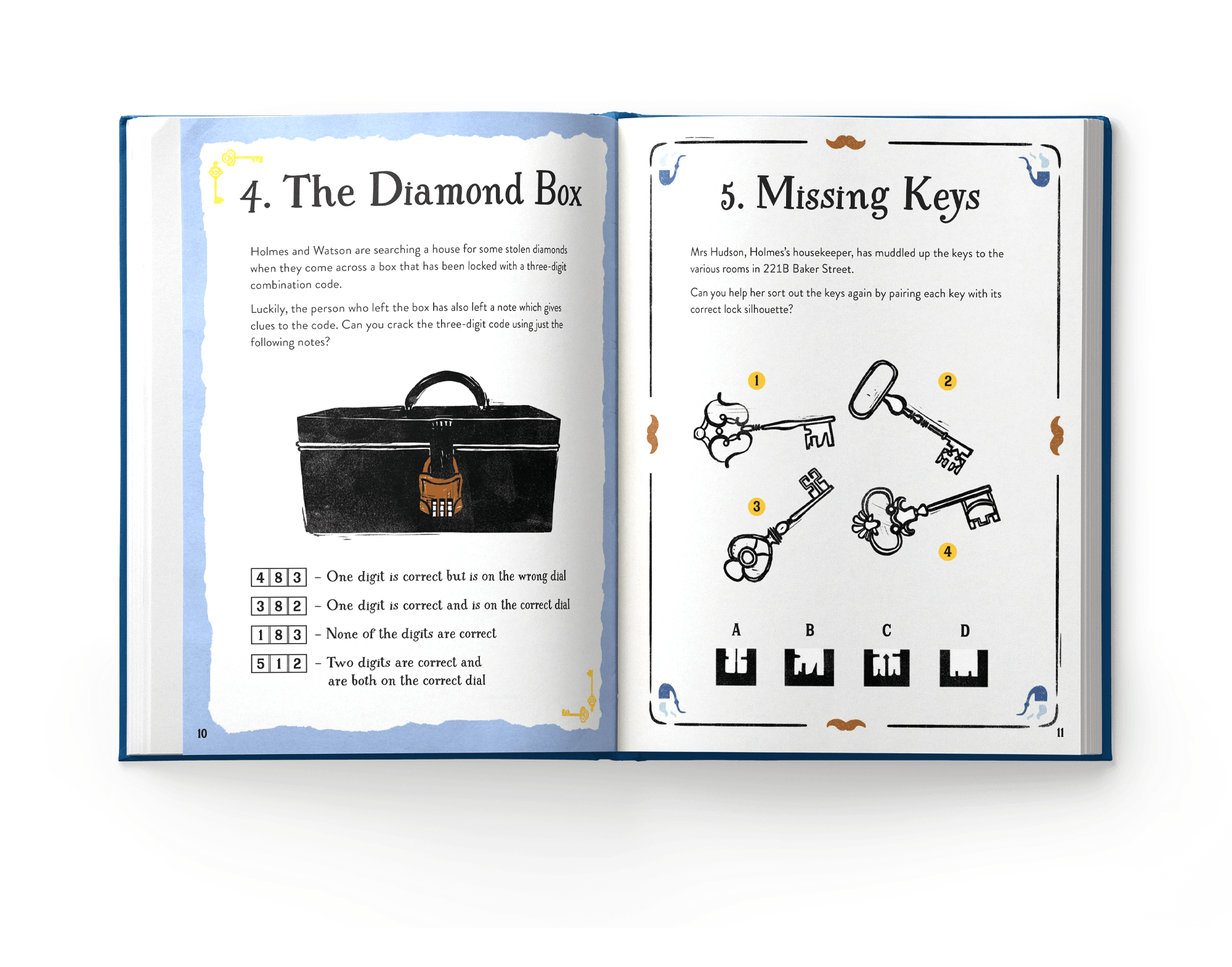 A set of keys and locked box