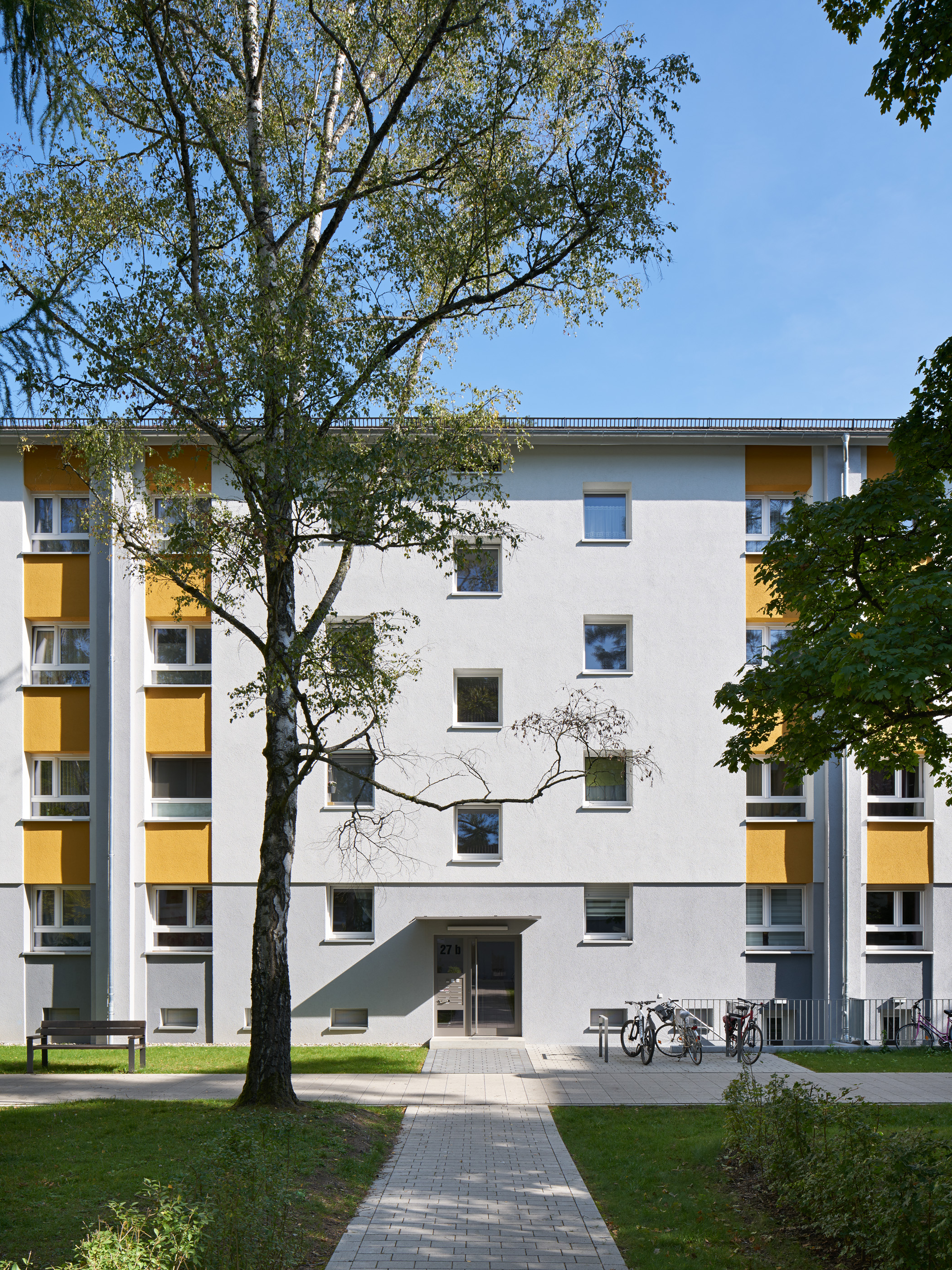 Sanierung Wohnhäuser in der Waldstadt. Kunde Volkswohnung Gmbh.