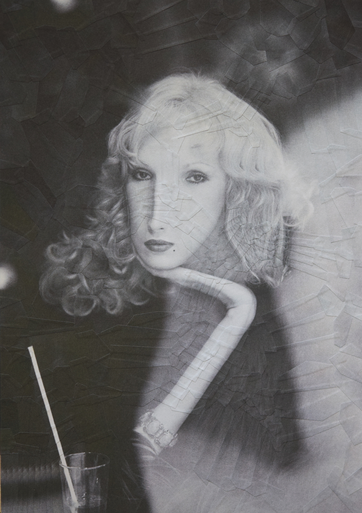 After Candy Darling by Peter Beard,  2018, 8.2 x 11.6 inches