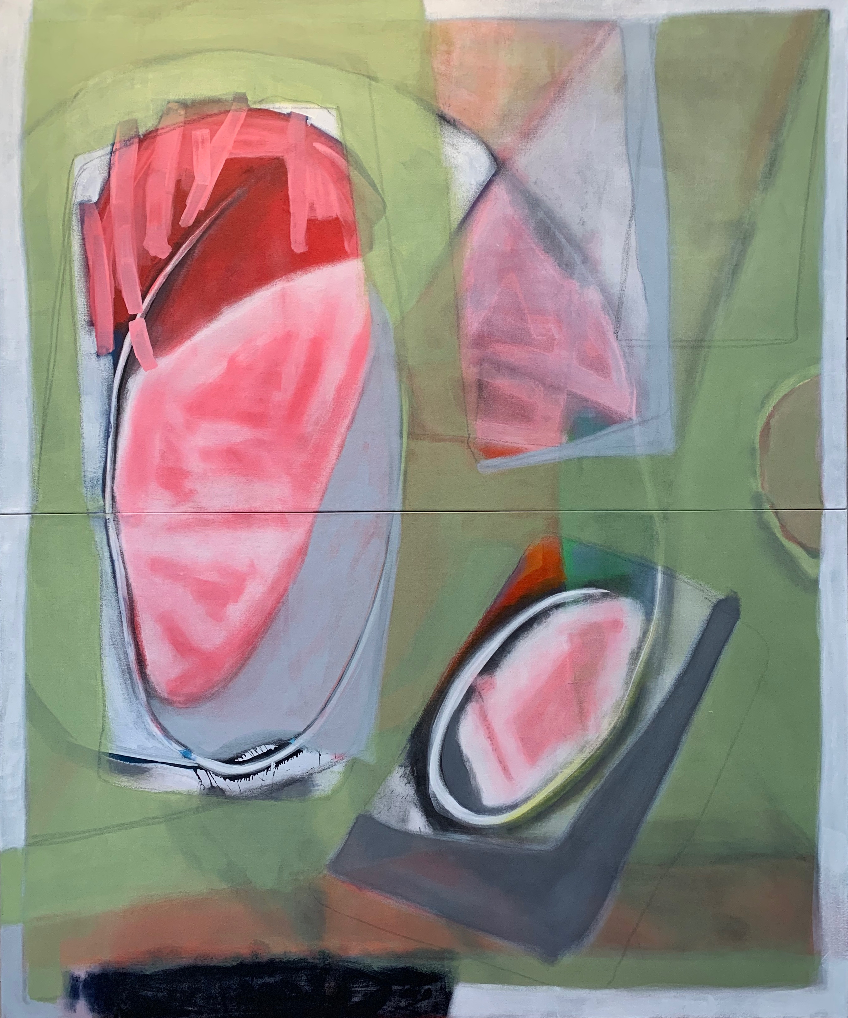 72" x 60" acrylic on canvas (diptych) (21)