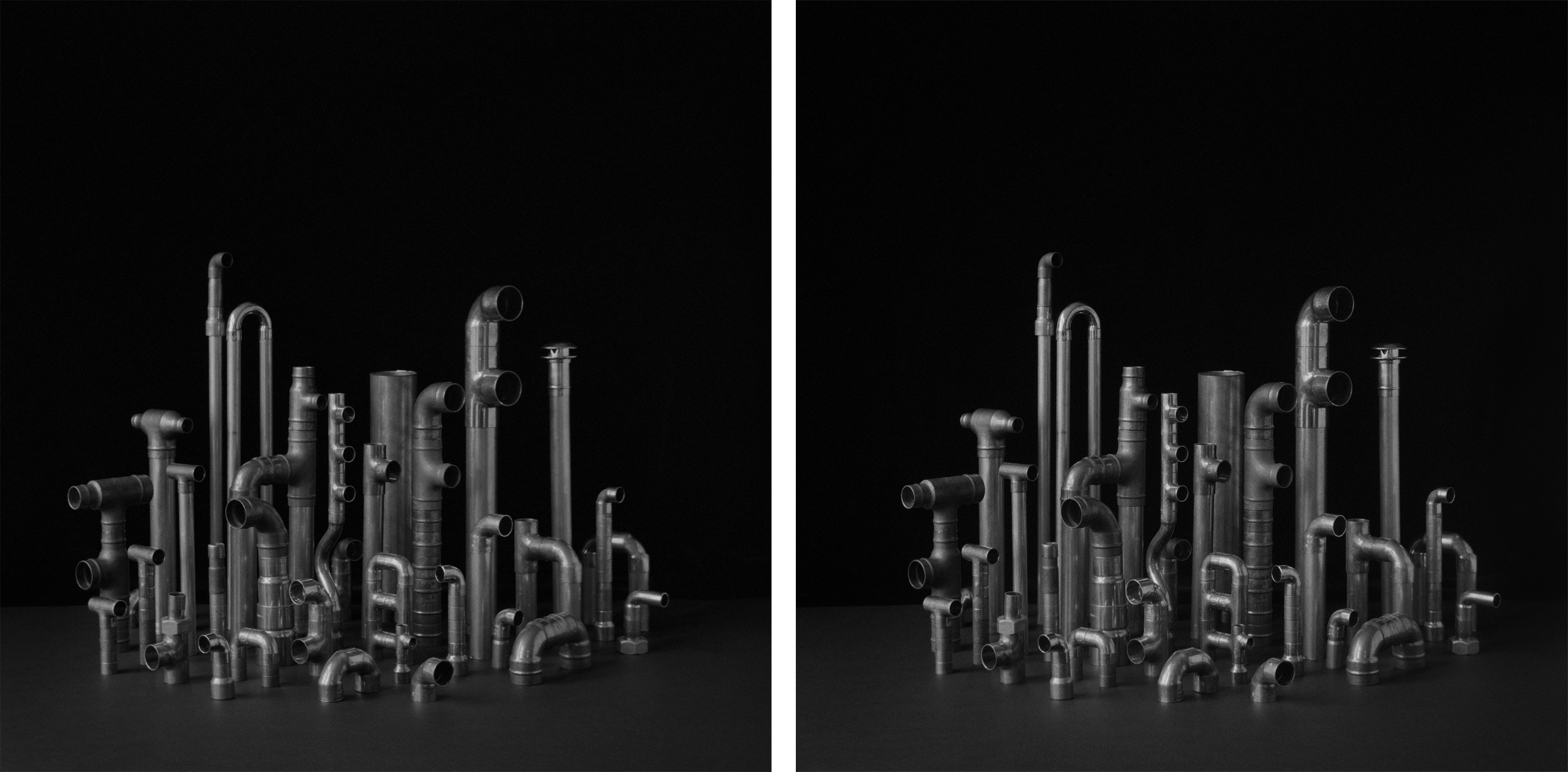 [A study on infrastructure, 2017.  Digital c-type prints, 50cm x 50 cm each]  