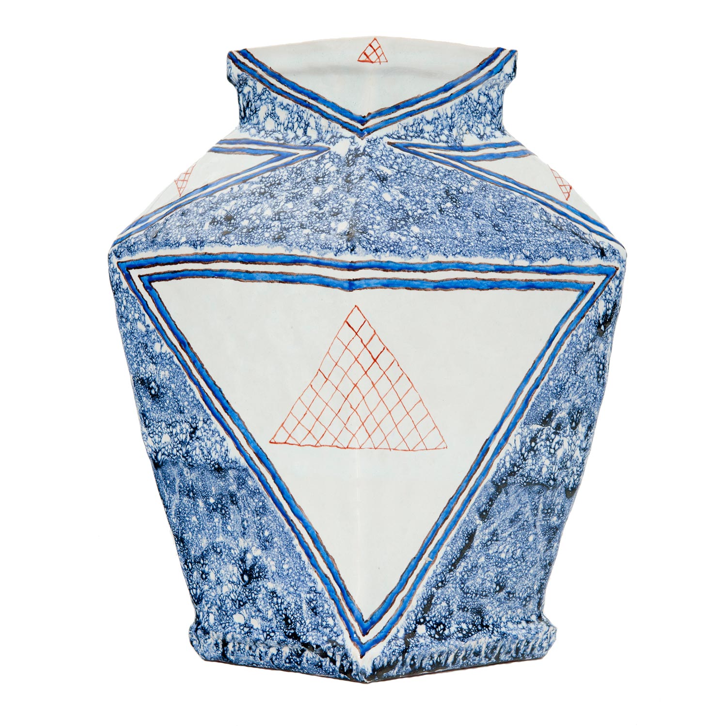 Diamond vase, 24.2.2011Glazed ceramic stoneware