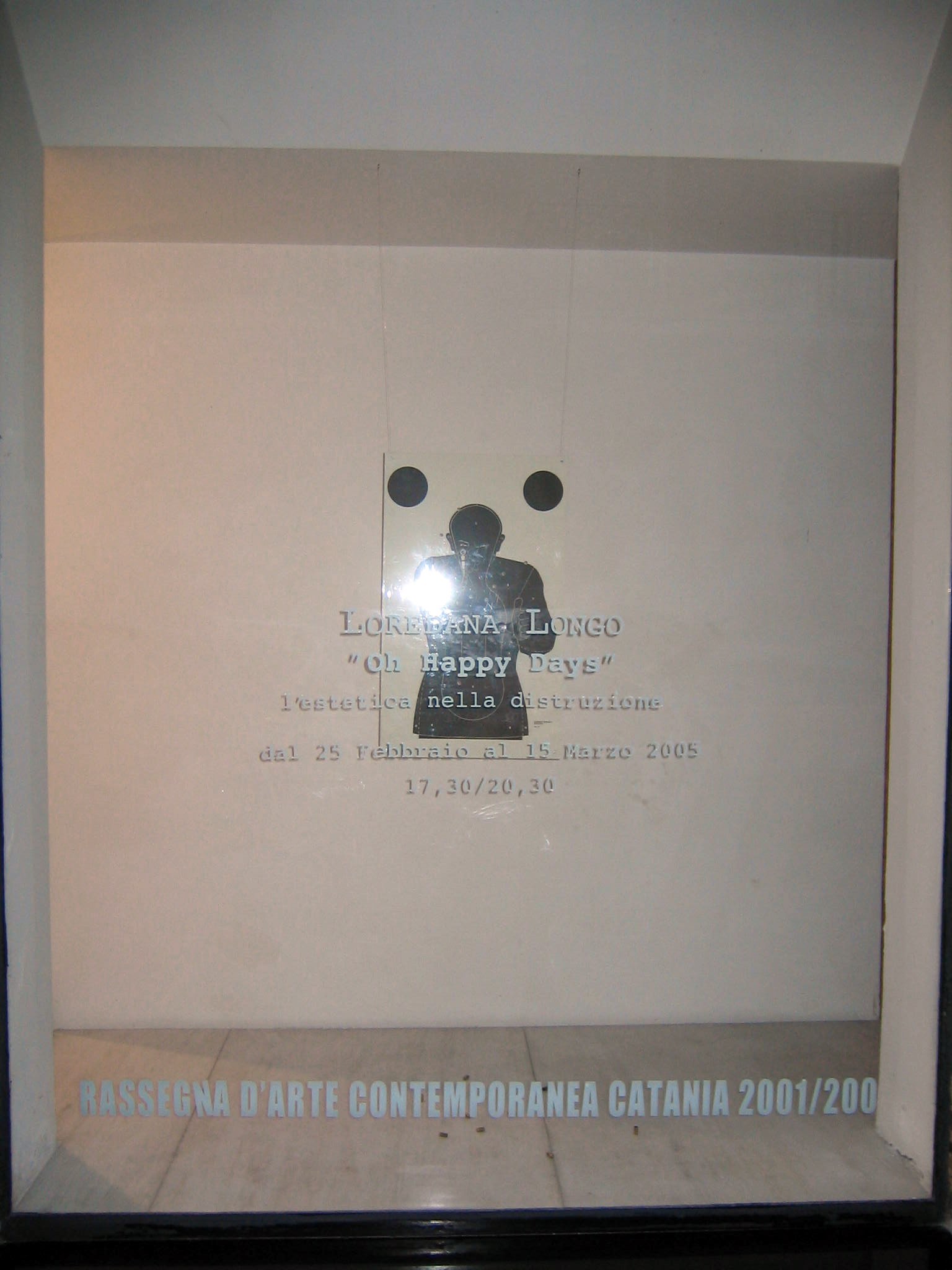 installation view vetrina