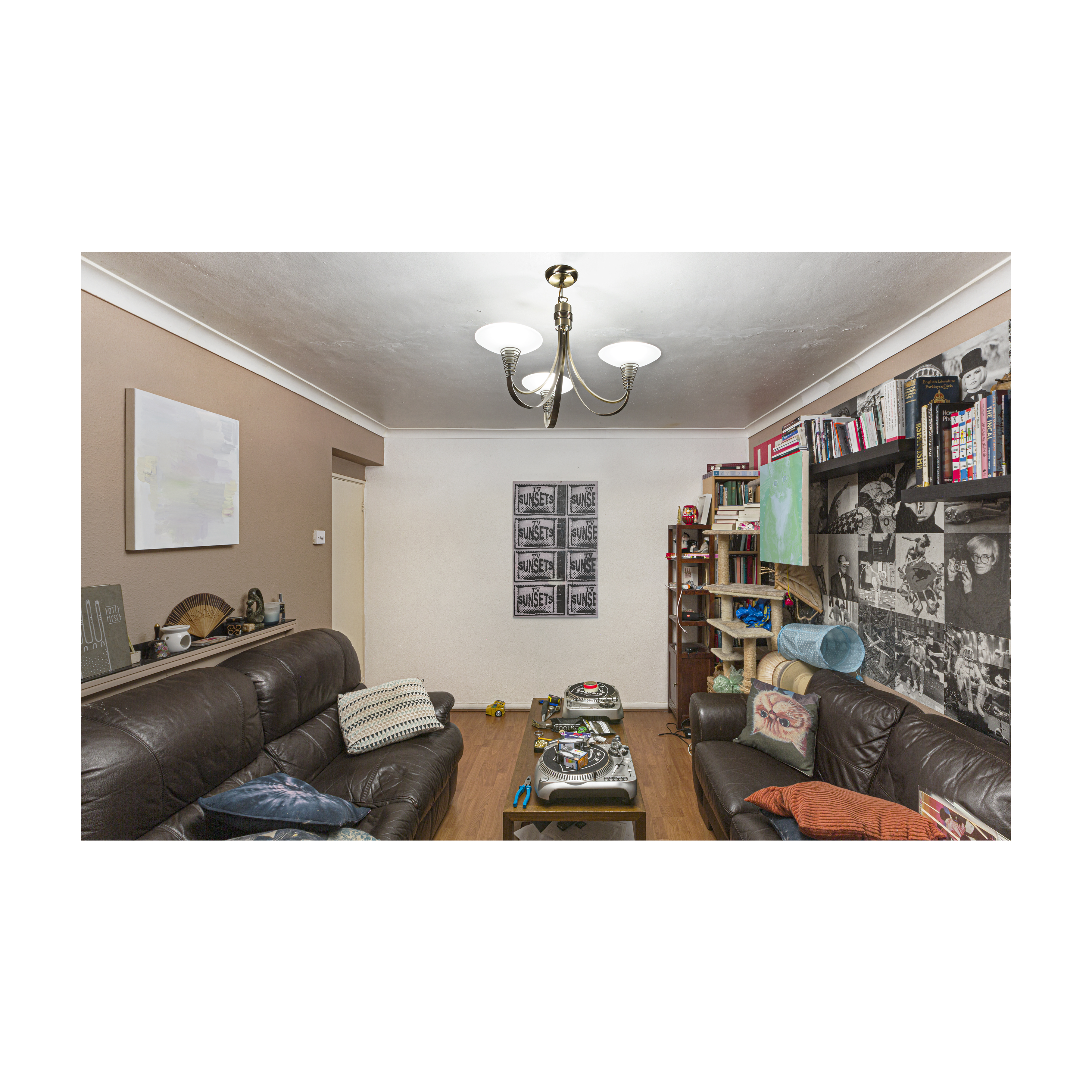 Installation view. Artwork, left to right: 1 and 3 © Chan Karim-Bassick; 2 © Michał Kozłowski.