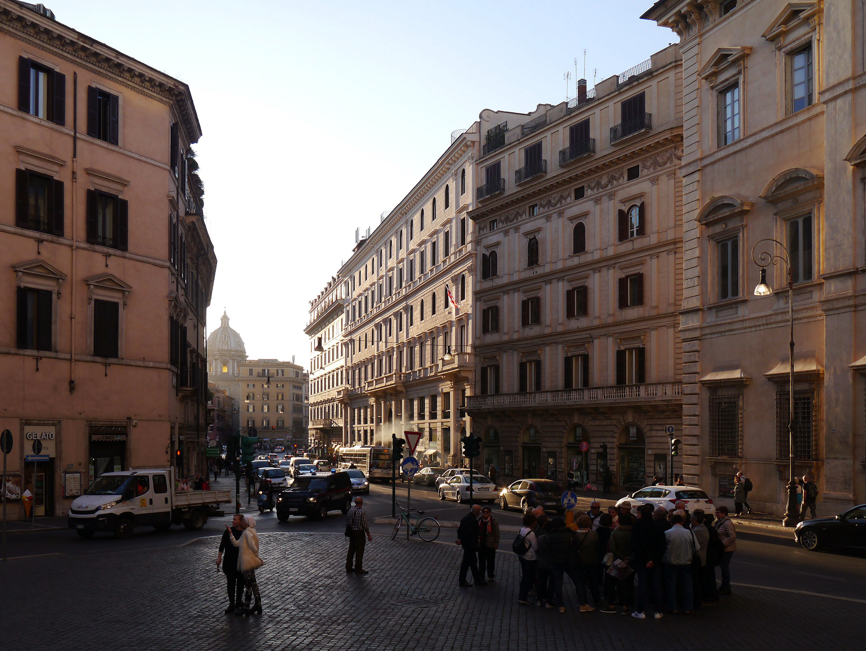 Piazza del Gesu, looking toward San Andrea della Valle