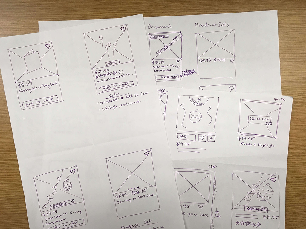 E-commerce design, template design, cross-functional collaboration