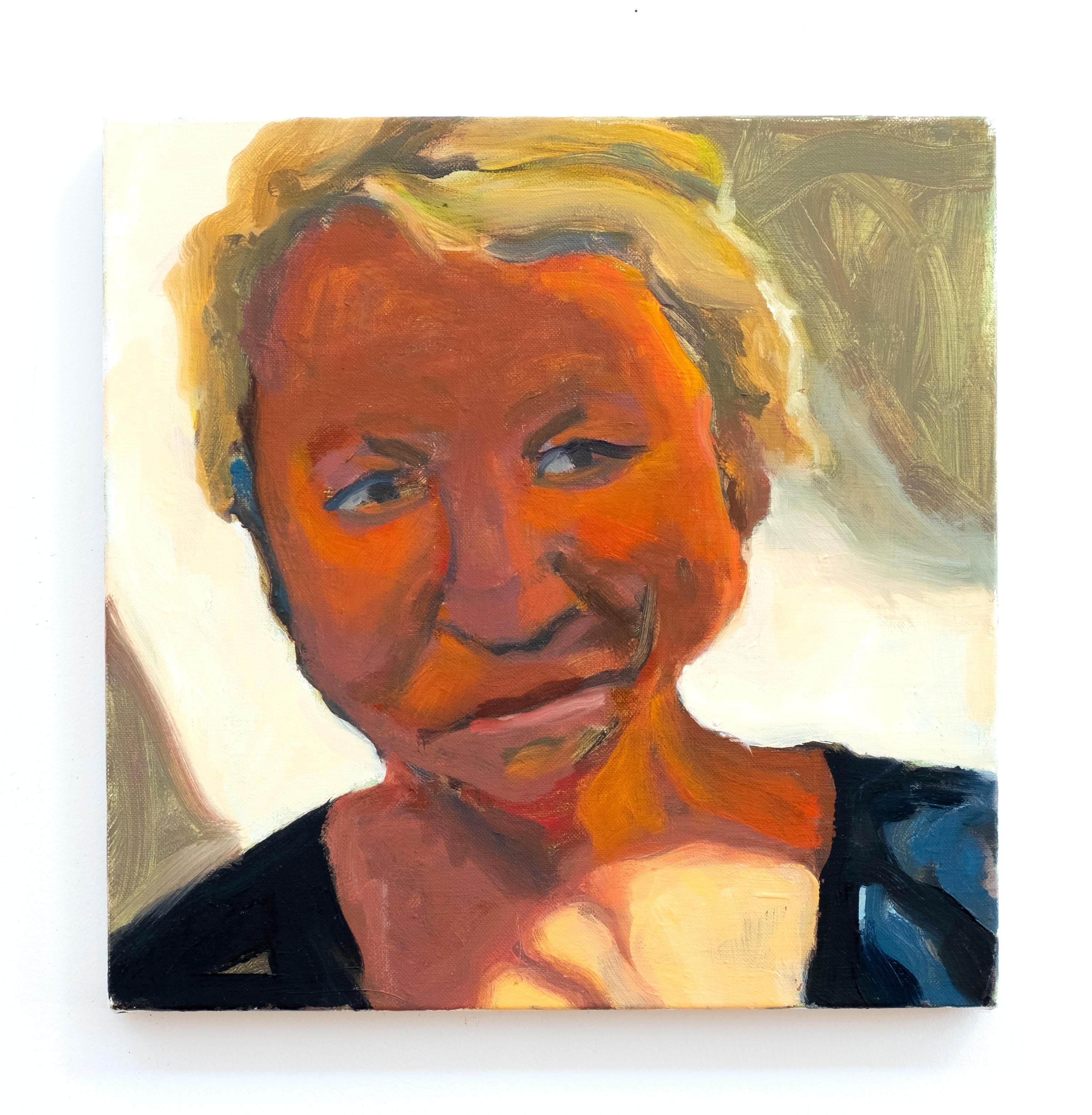 Gayle, oil on canvas, 12 x 12 inches, 2017