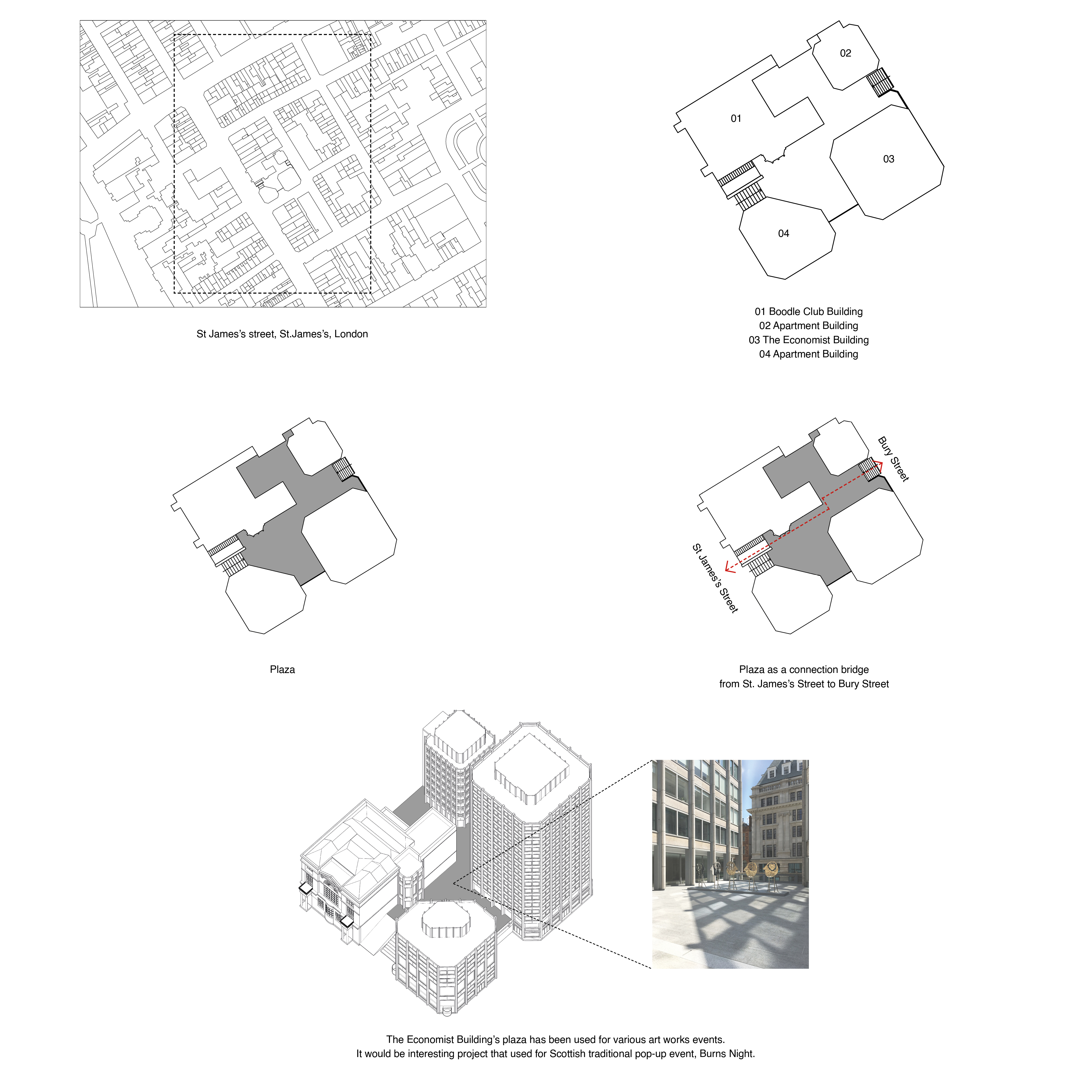The study of the Economist building 