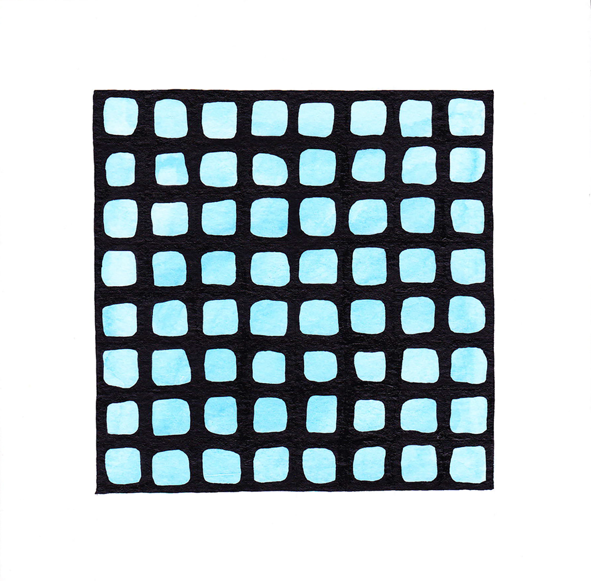 Acrylic and watercolor on paper