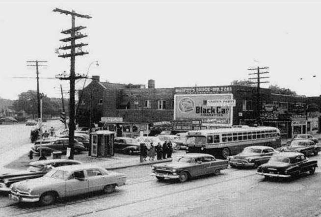 Weston & Eglinton 1950s, Pearen church can be seen in the background