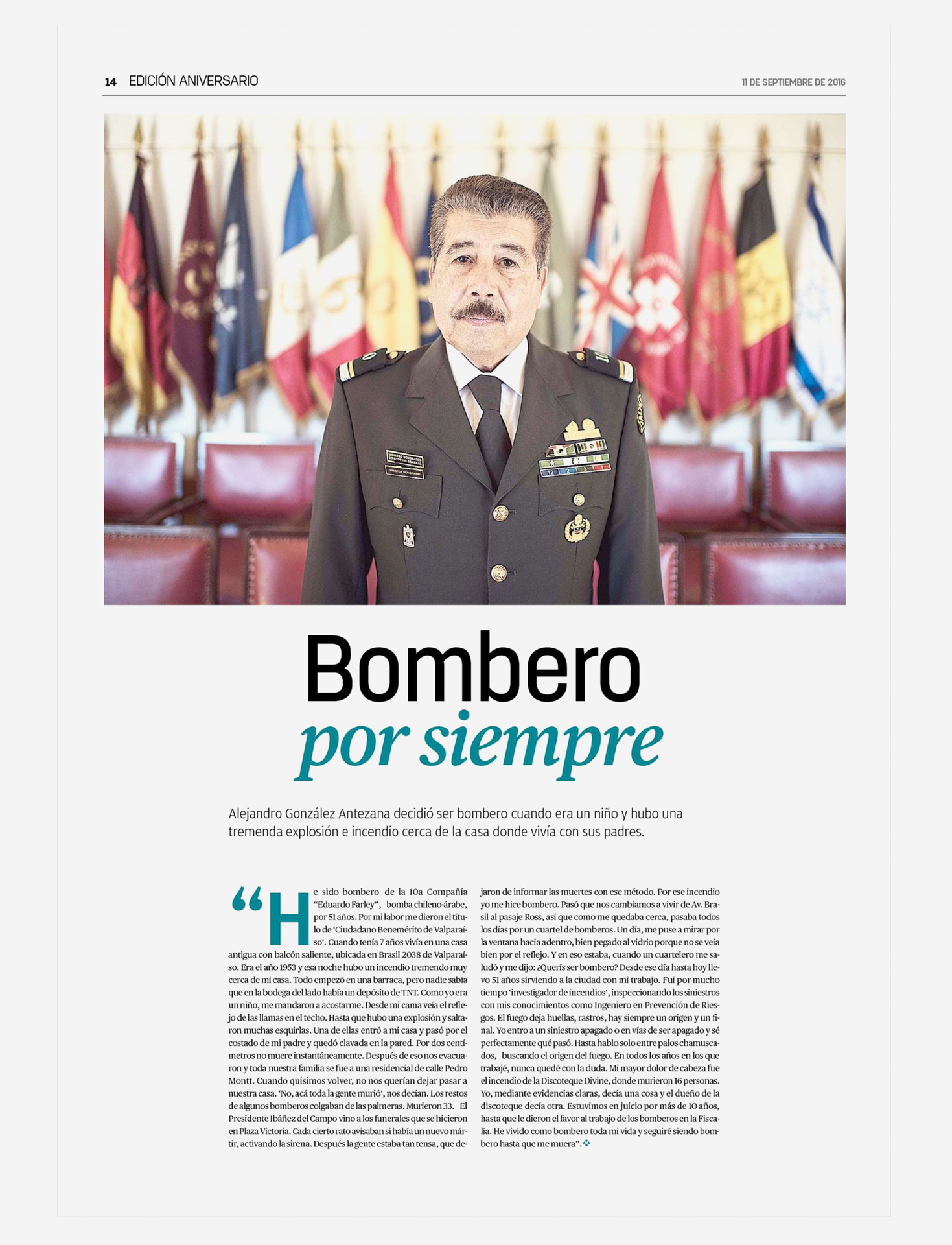 El Mercurio, Ed. aniversario 189 a&ntilde;os. 