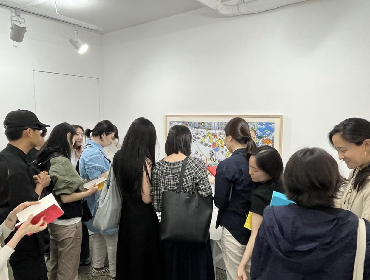 YPC SPACE | YPC Space functions as a platform for Yellow Pen Club – a collective consisting of Junghyun Kwon, Areum Lee, and Jiwon Yu – to present its projects. Beginning in 2015 as a small group studying art criticism, YPC has since expanded its activities to produce writings, exhibitions, and publications about art made by young, emerging artists. Reflecting the origins of YPC as an art criticism study group, YPC Space regularly organizes lectures, study groups, and reading sessions.