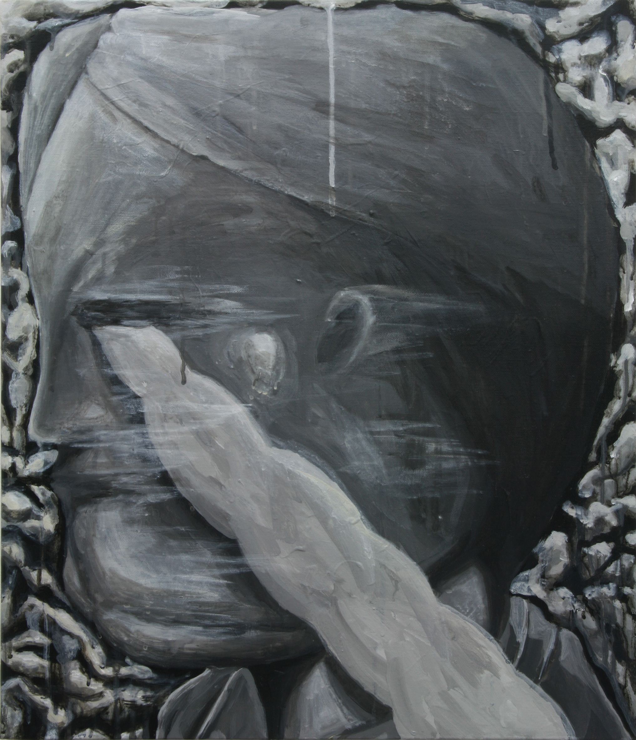 자라난다glow_acrylic on canvas_53.0x45.5cm_2015