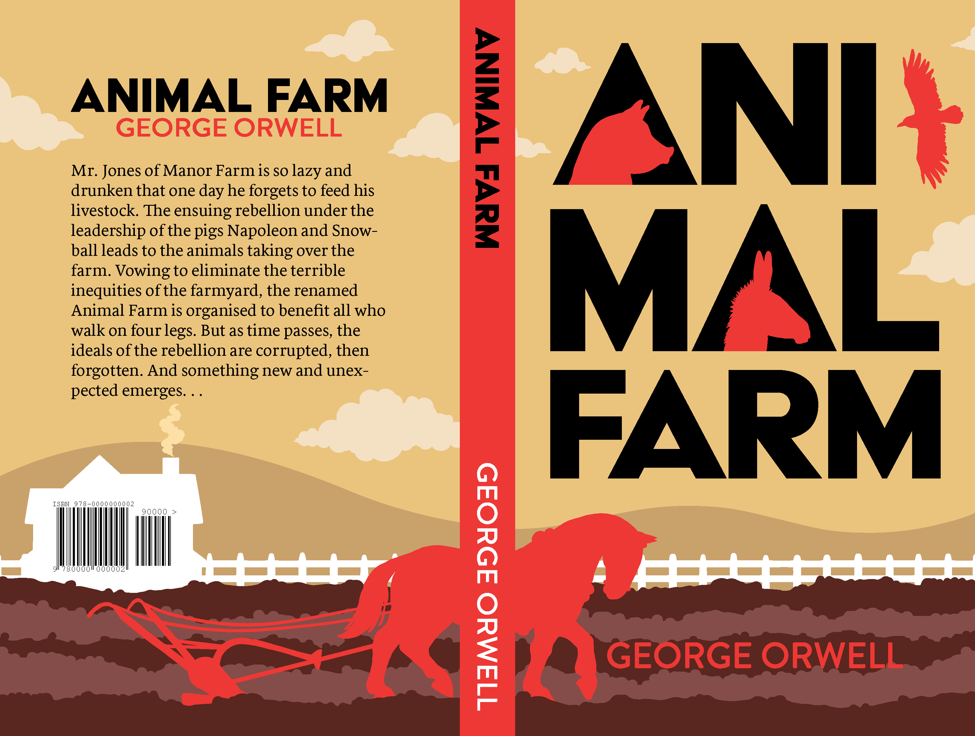 Animal Farm Book Cover - Lydia Bialkowski