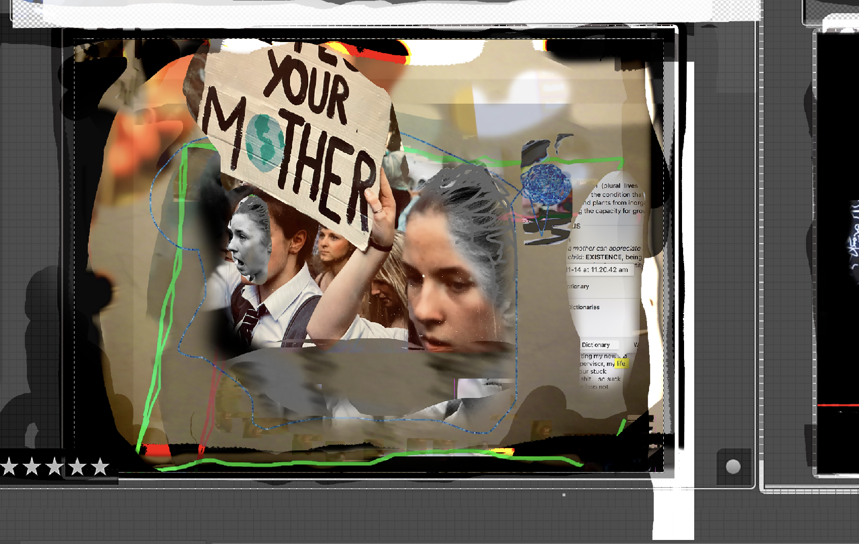 Screenshot of MUMMUMMUMUMMUMMUMMUM, 2021-22, Detail