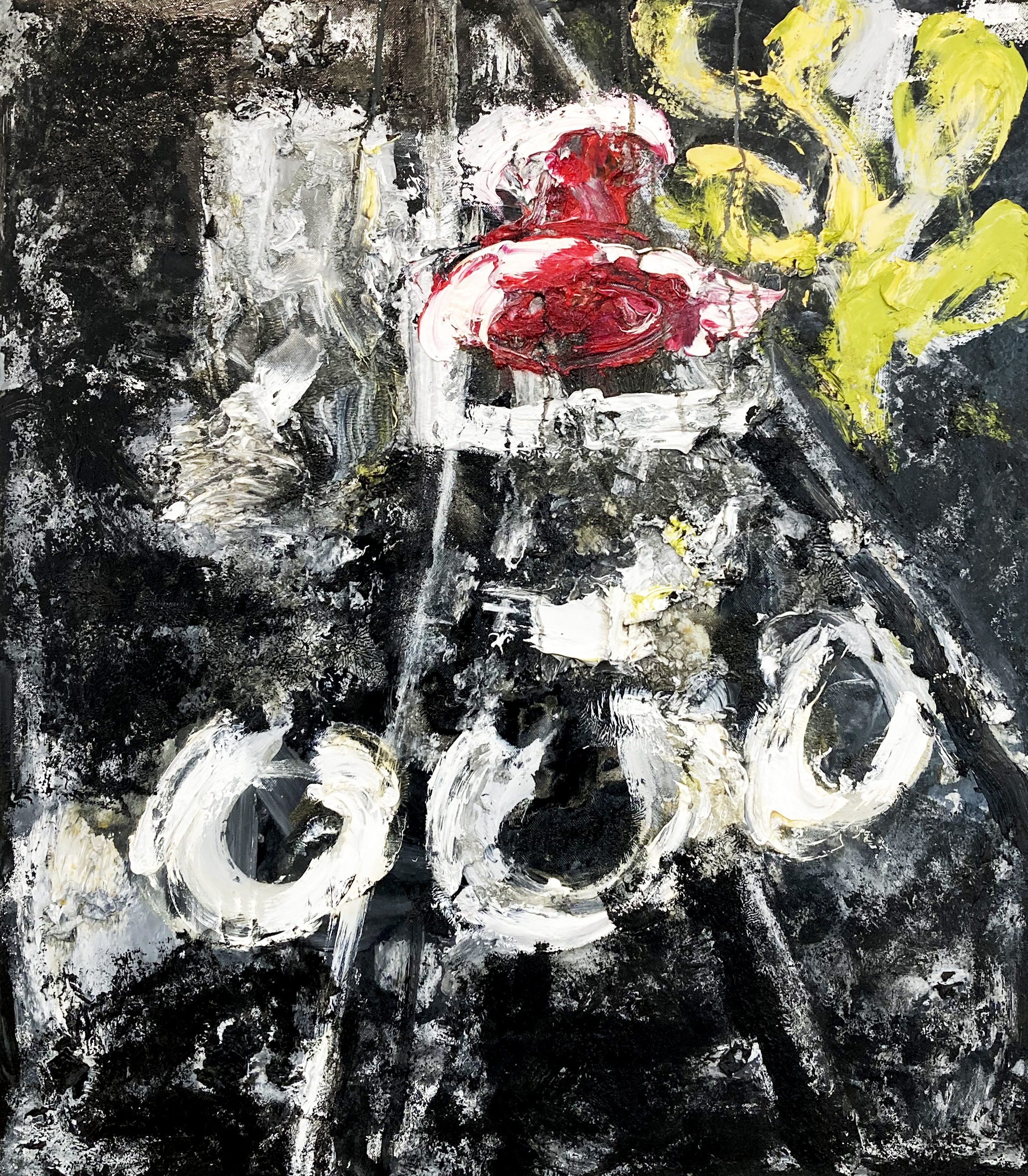 Genu Berlo, Untitled, 2022, oil on canvas, 70x80 cm