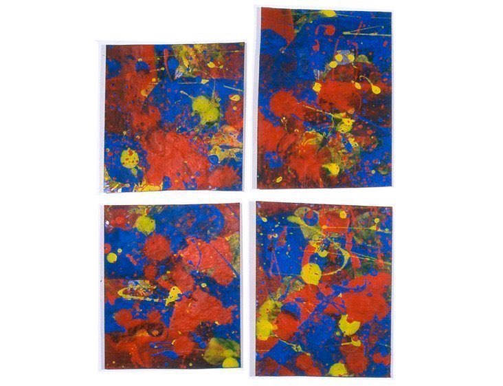 Beneath the Surface  1997acrylic on paper 9 x 12”