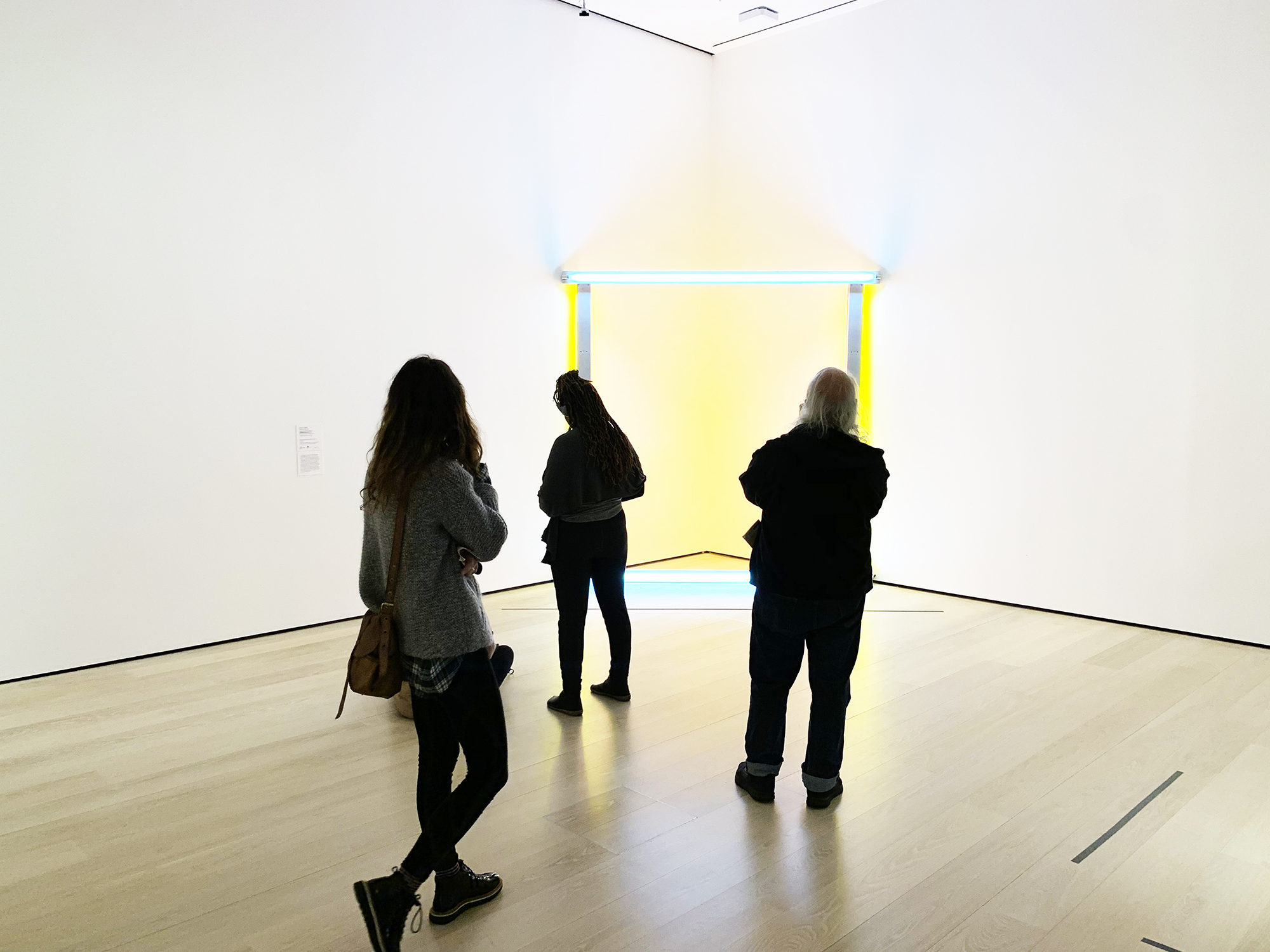Dan Flavin, untitled (to the "innovator" of Wheeling Peachblow) at the Museum of Modern Art