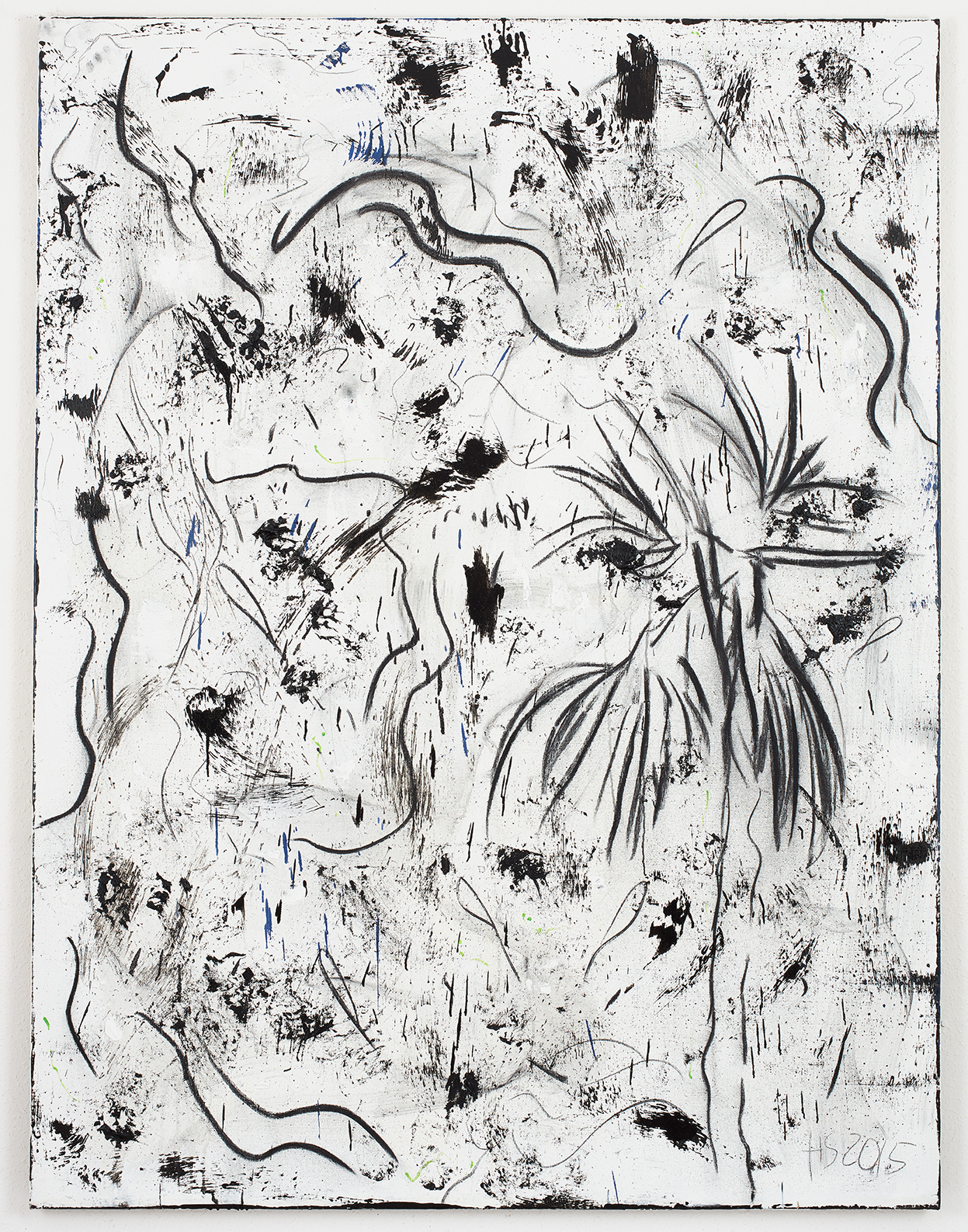 LICK MY OLD SOUL ENERGY, 2015 200 x 160cmCharcoal and Oil on Canvas