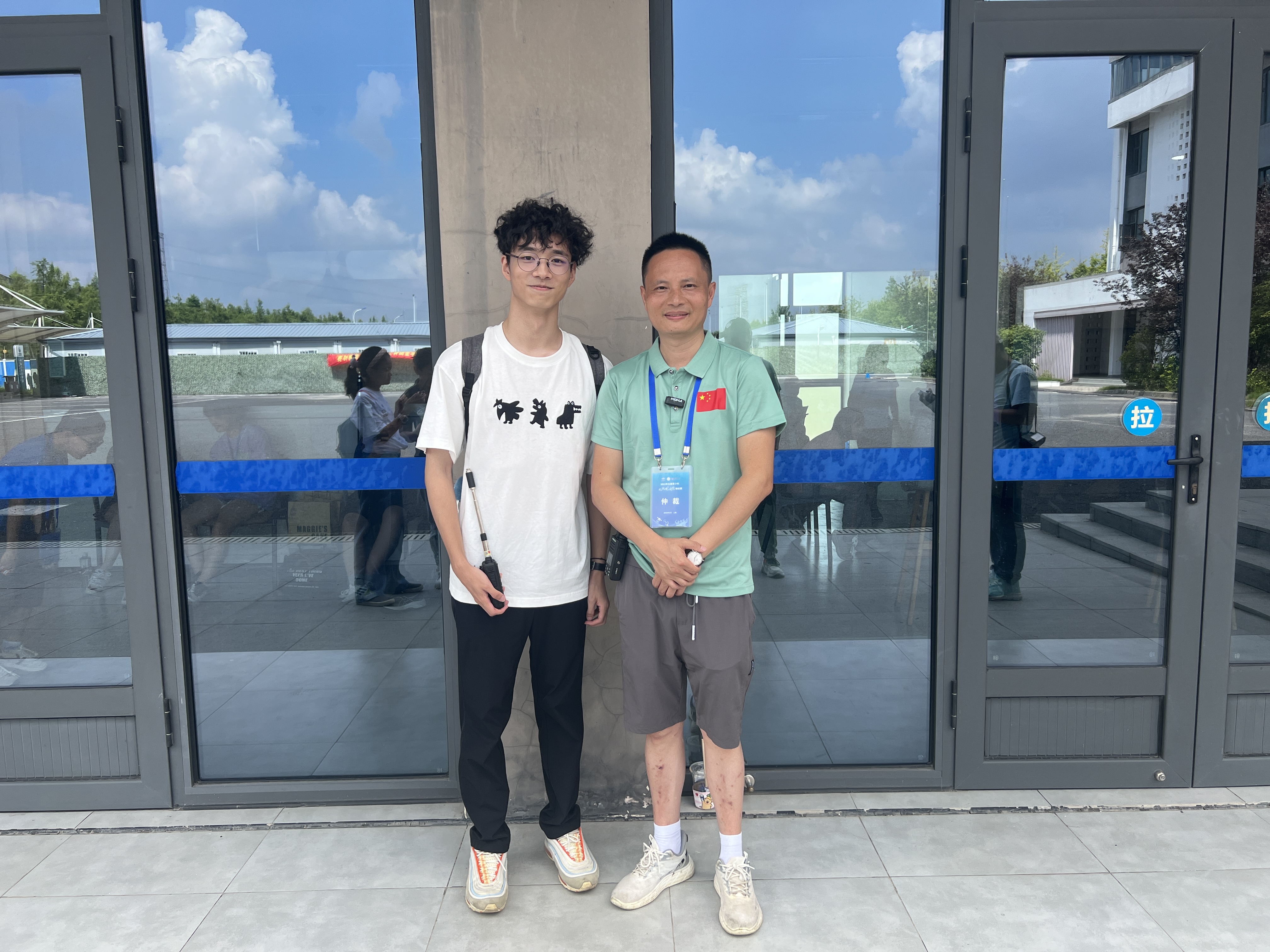 My photo with the famous Chinese HAM BG8BXM