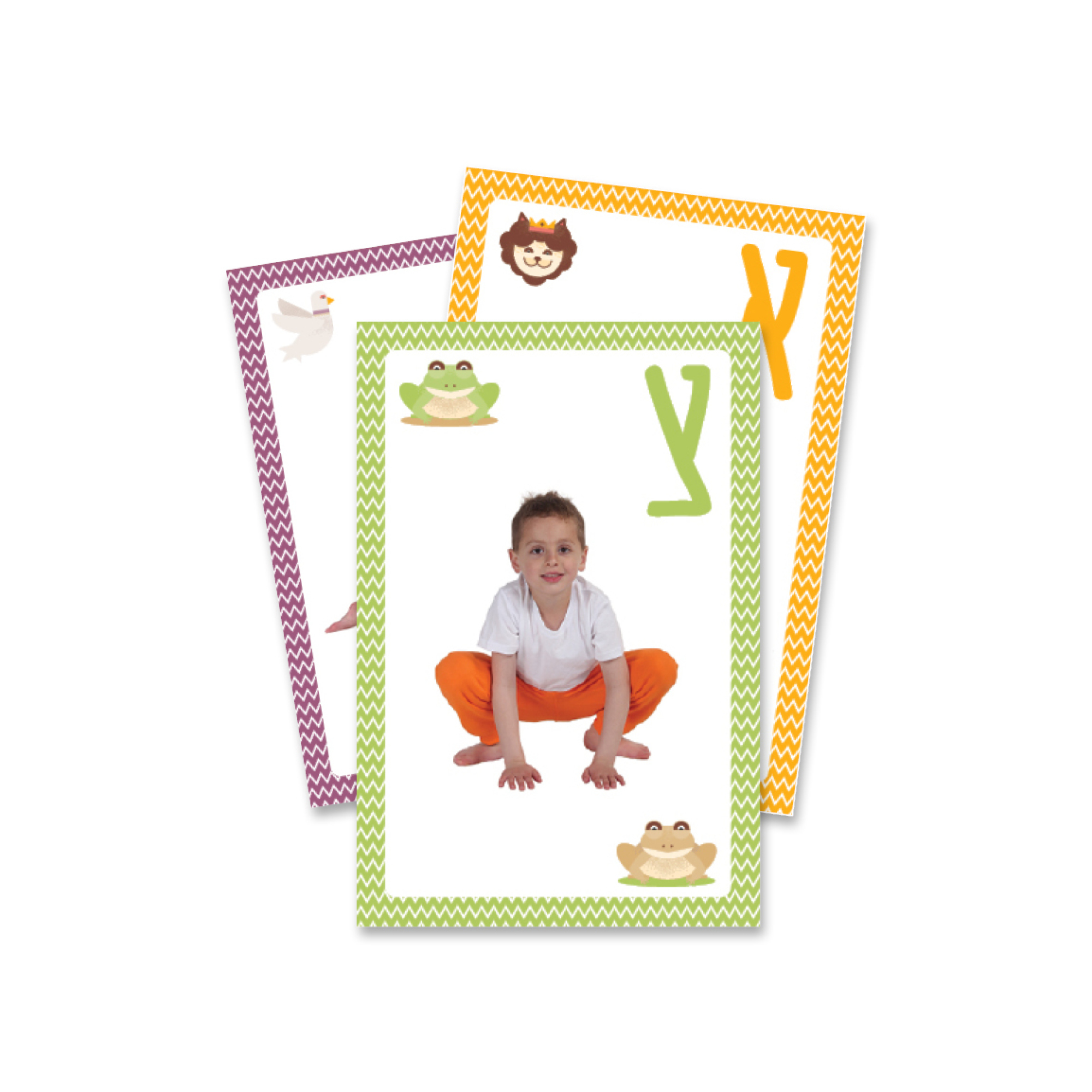 3 play cards design and illustration