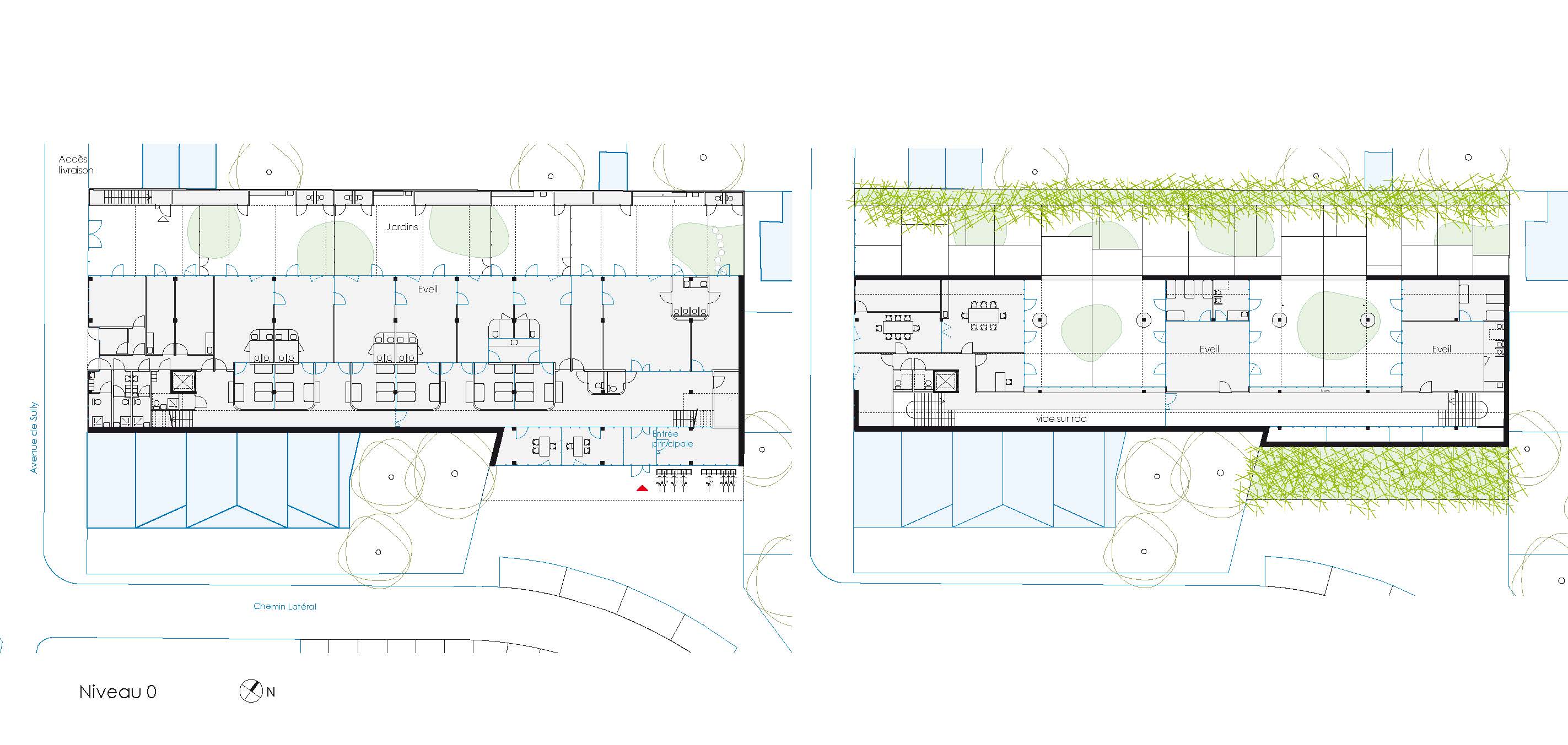 Cr&egrave;che Vert Galant