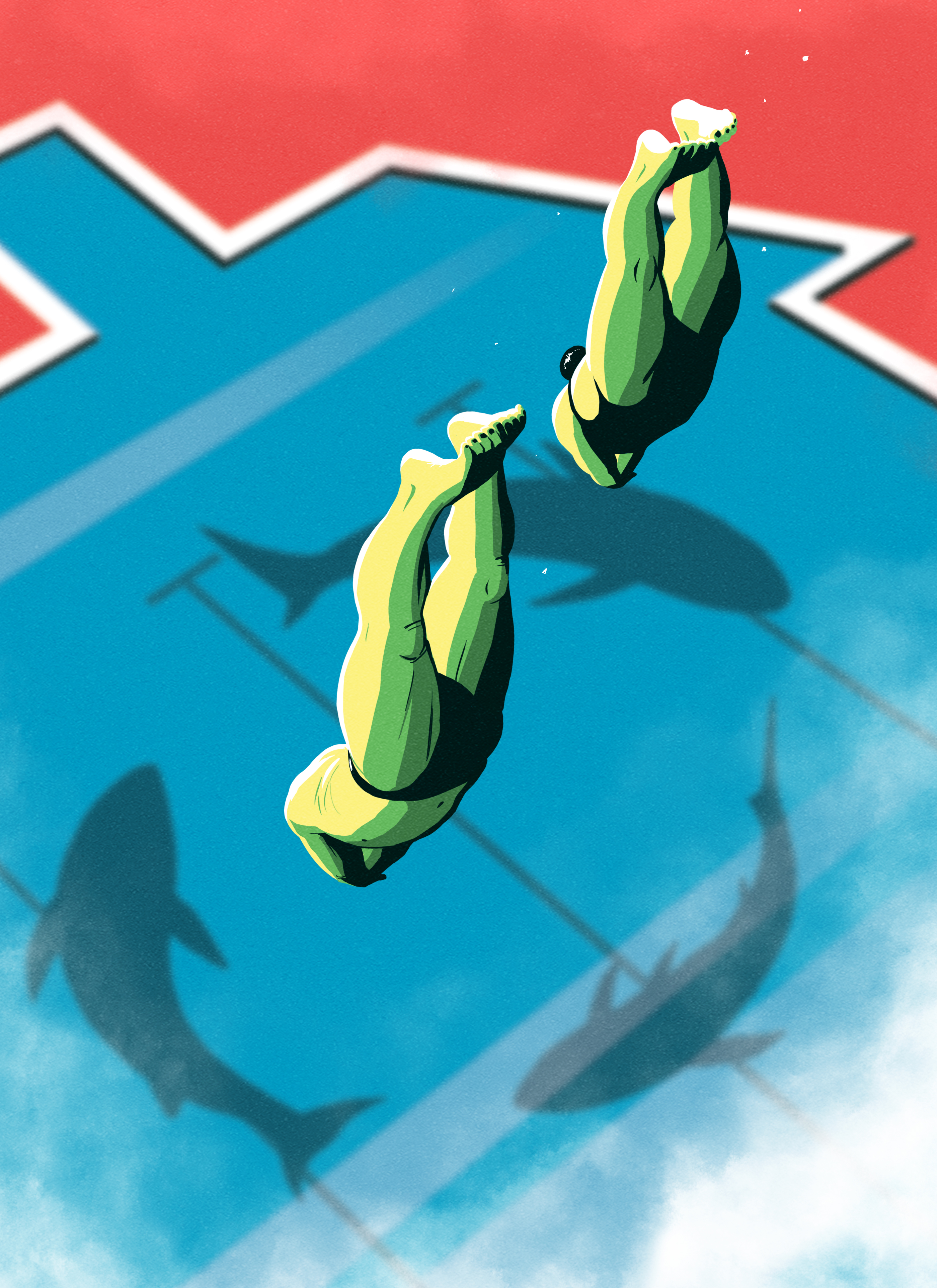 This work is part 2 for the cover illustration above. Calcalist. November 23rd, 2016.