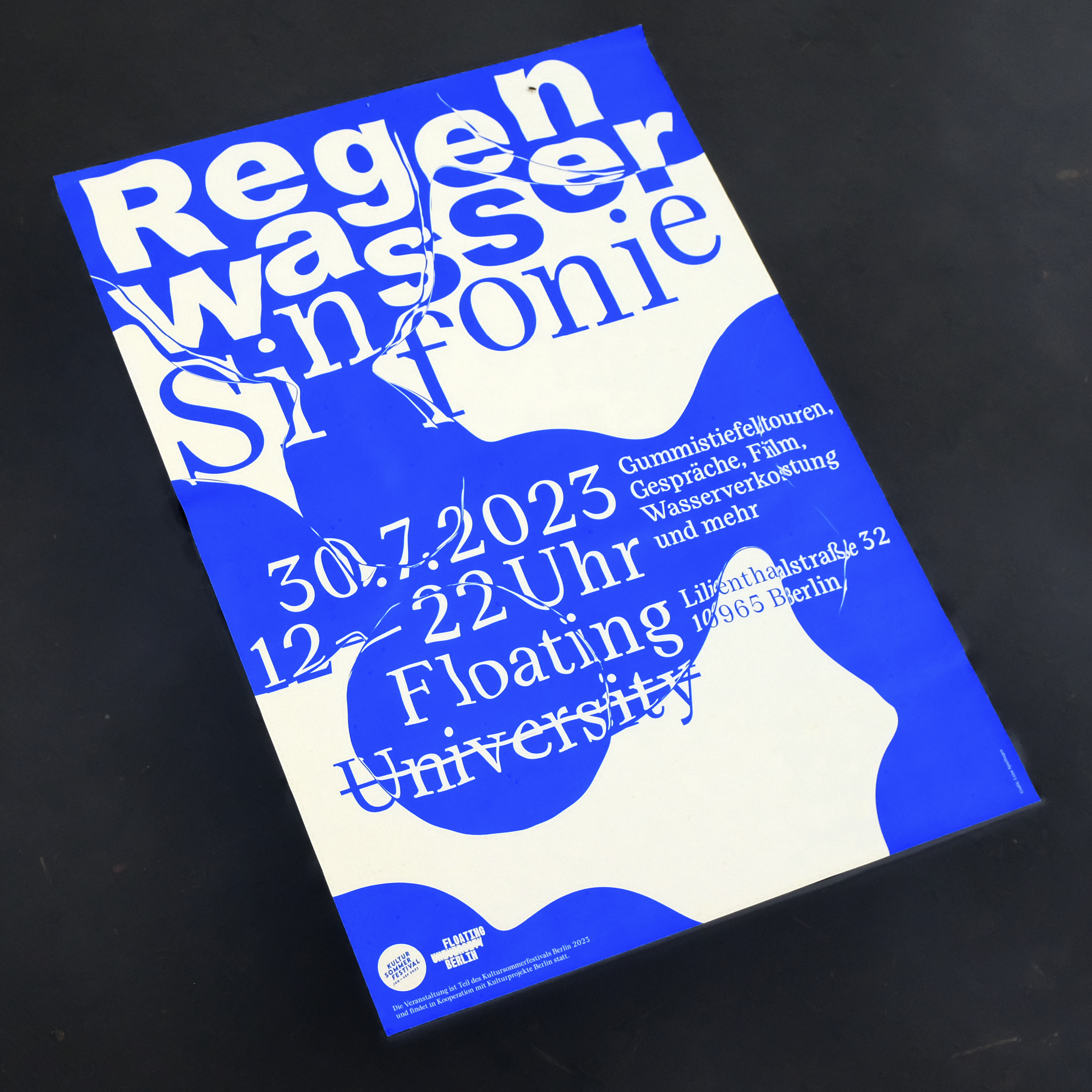 Poster, Flyer and Social Media Assets for Floating University / Kultursommer 2023